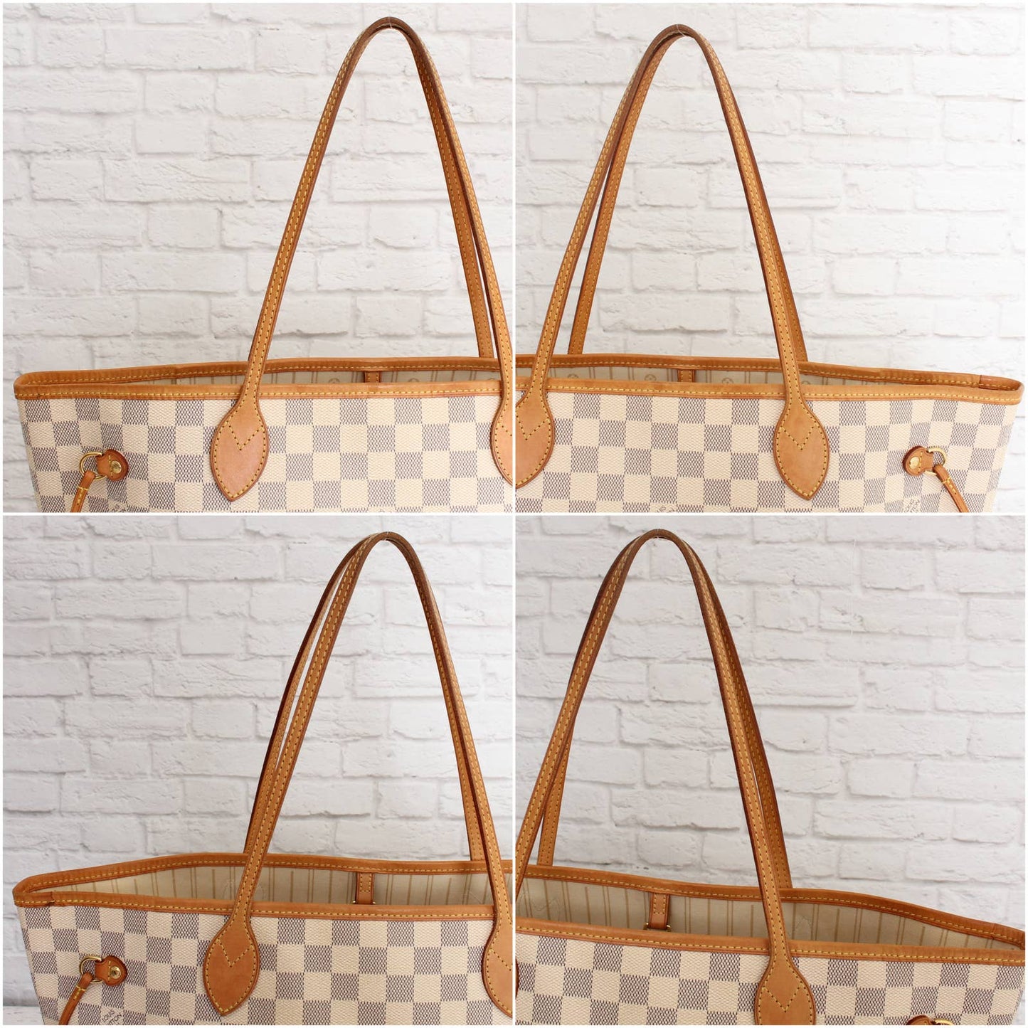 Louis Vuitton Neverfull MM Damier Azur Tote