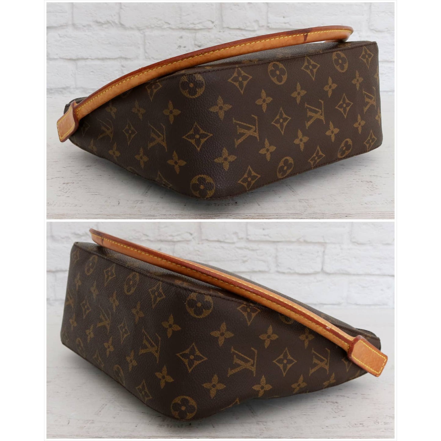 Louis Vuitton Looping MM Monogram Shoulder Bag Tote