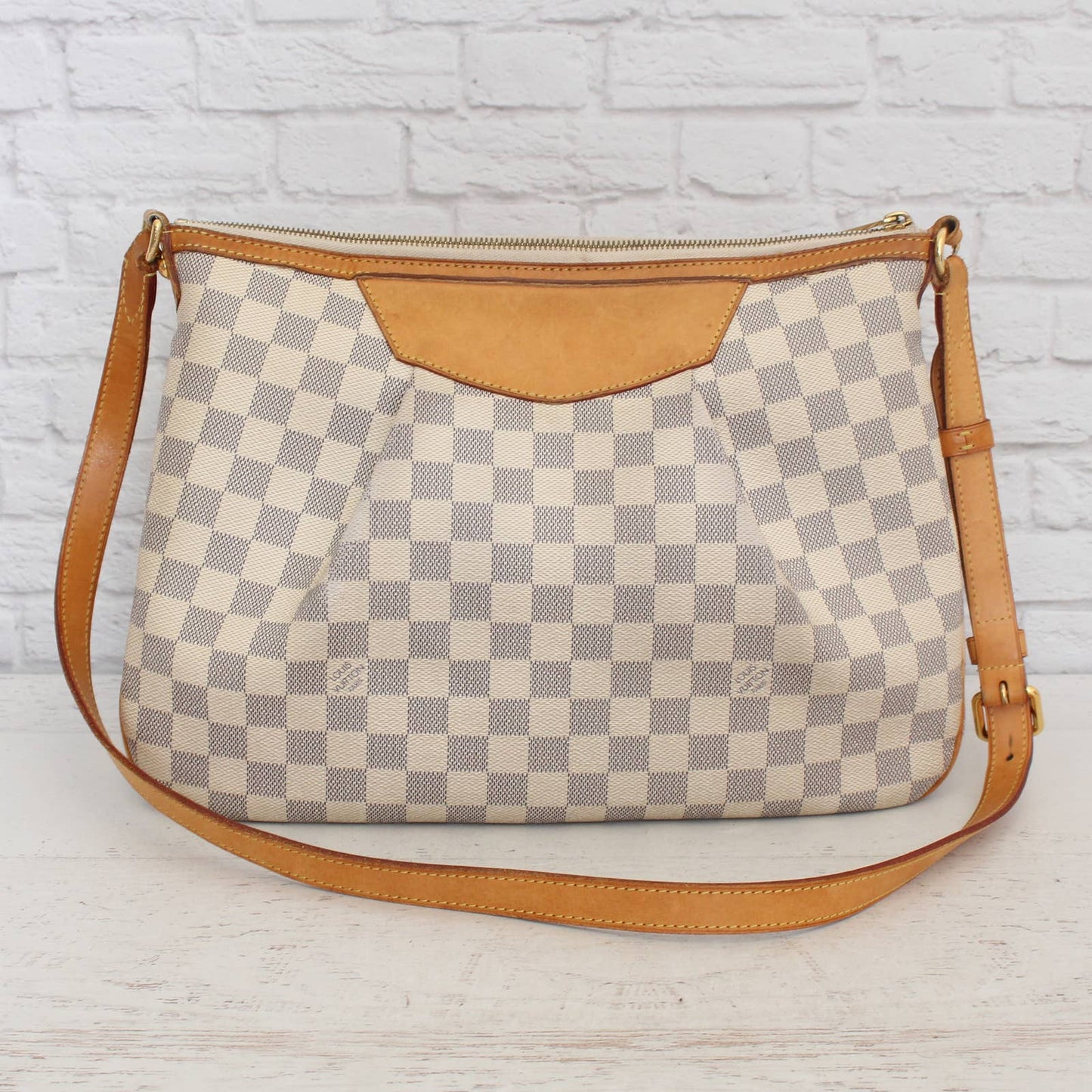 Louis Vuitton Siracusa MM Damier Azur Crossbody