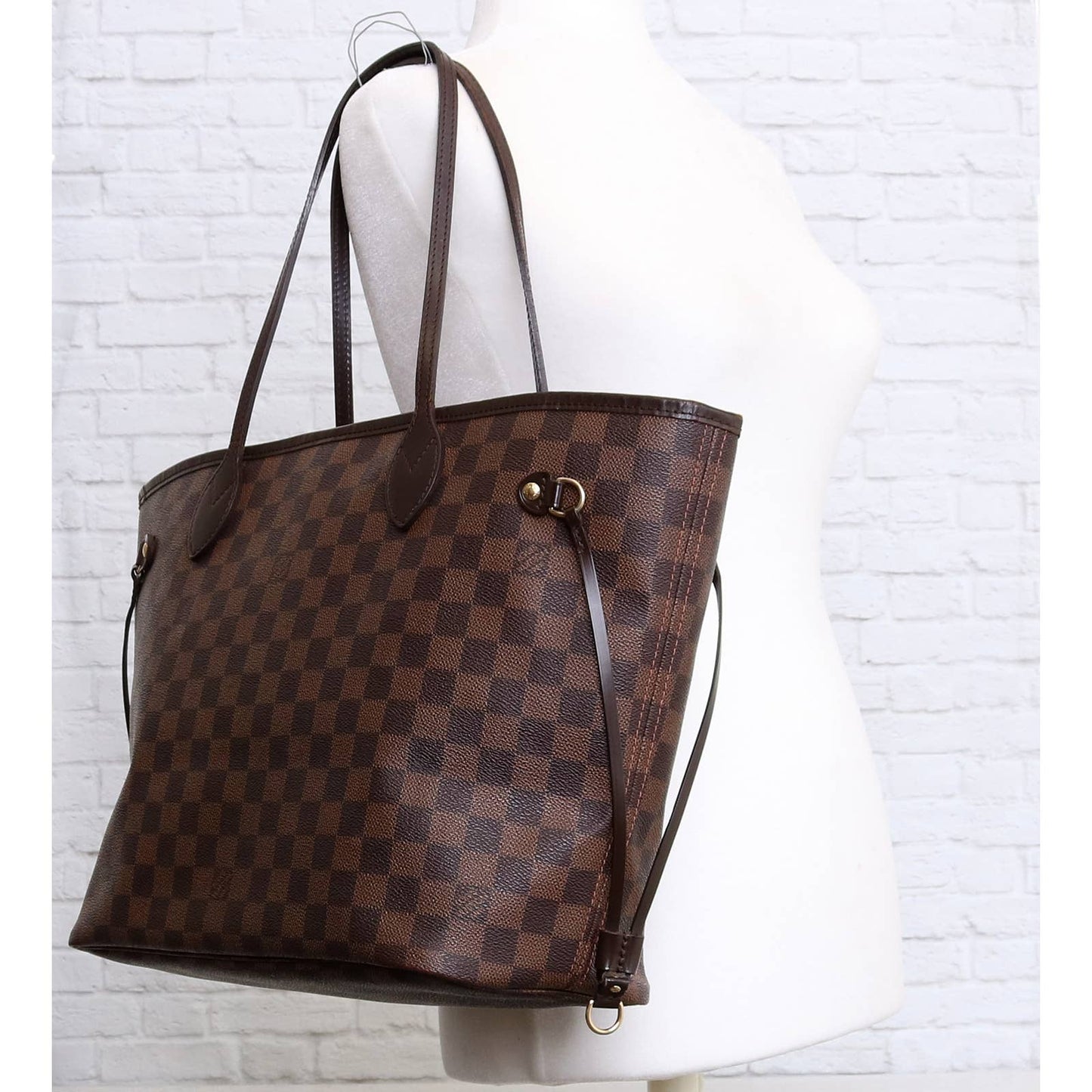 Louis Vuitton Neverfull MM Damier Ebene Tote