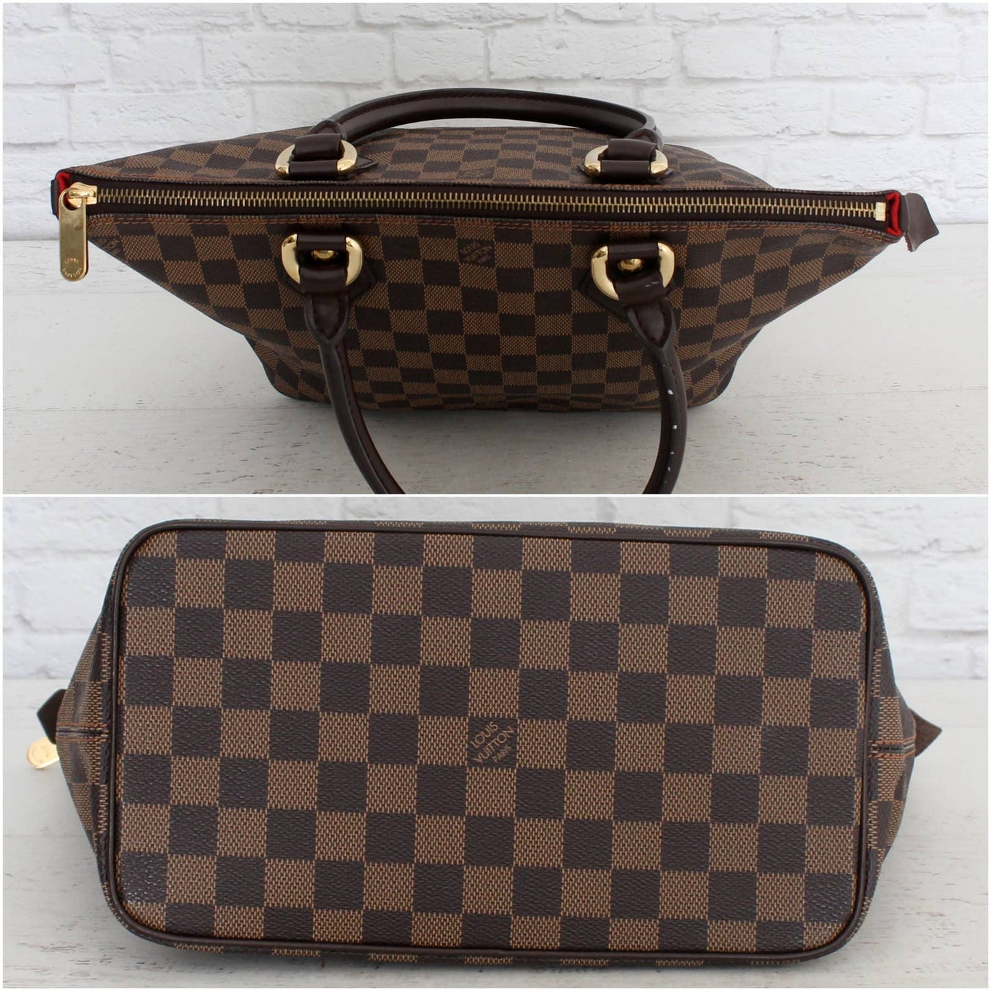 Louis Vuitton Saleya PM Tote Damier Ebene Small Bag