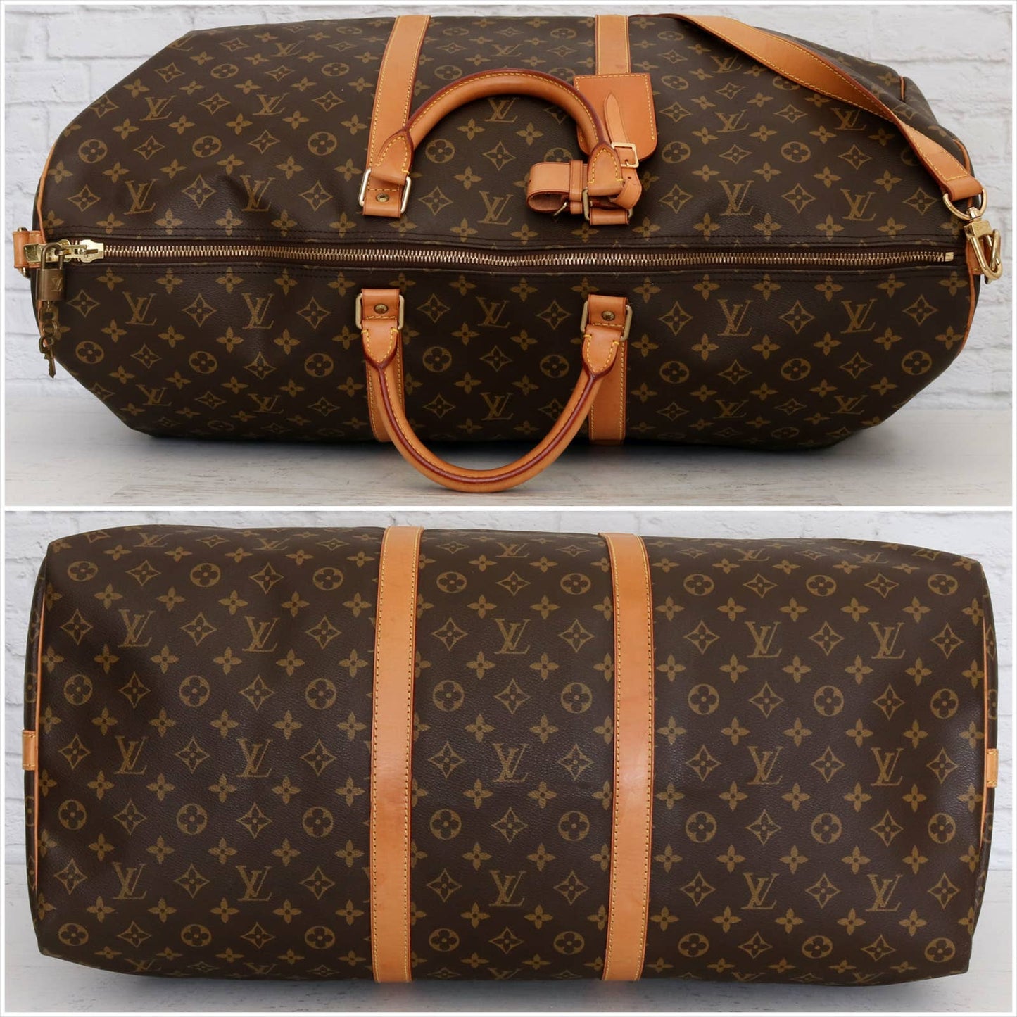 Louis Vuitton Keepall 60 Bandouliere Monogram Duffle Bag