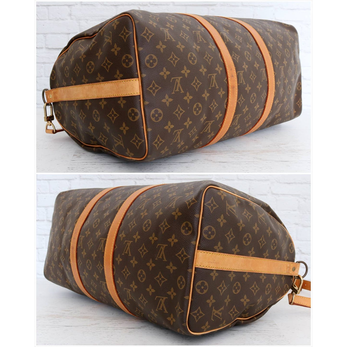 Louis Vuitton Keepall Bandouliere 50 Monogram Travel Duffle Bag