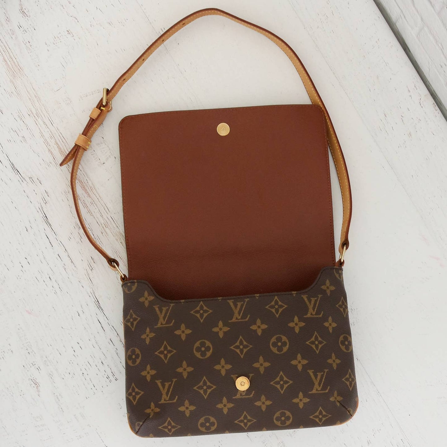 Louis Vuitton Musette Tango Short Monogram Shoulder Bag