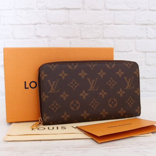 Louis Vuitton Zippy Organizer Monogram Wallet Box & Dust Bag