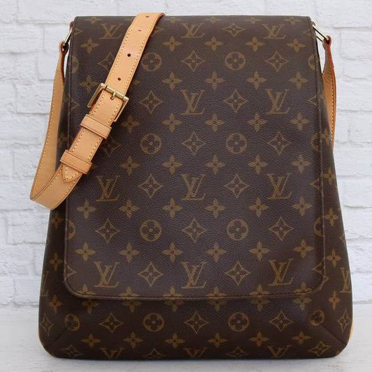 Louis Vuitton Musette GM Monogram Crossbody Shoulder Bag