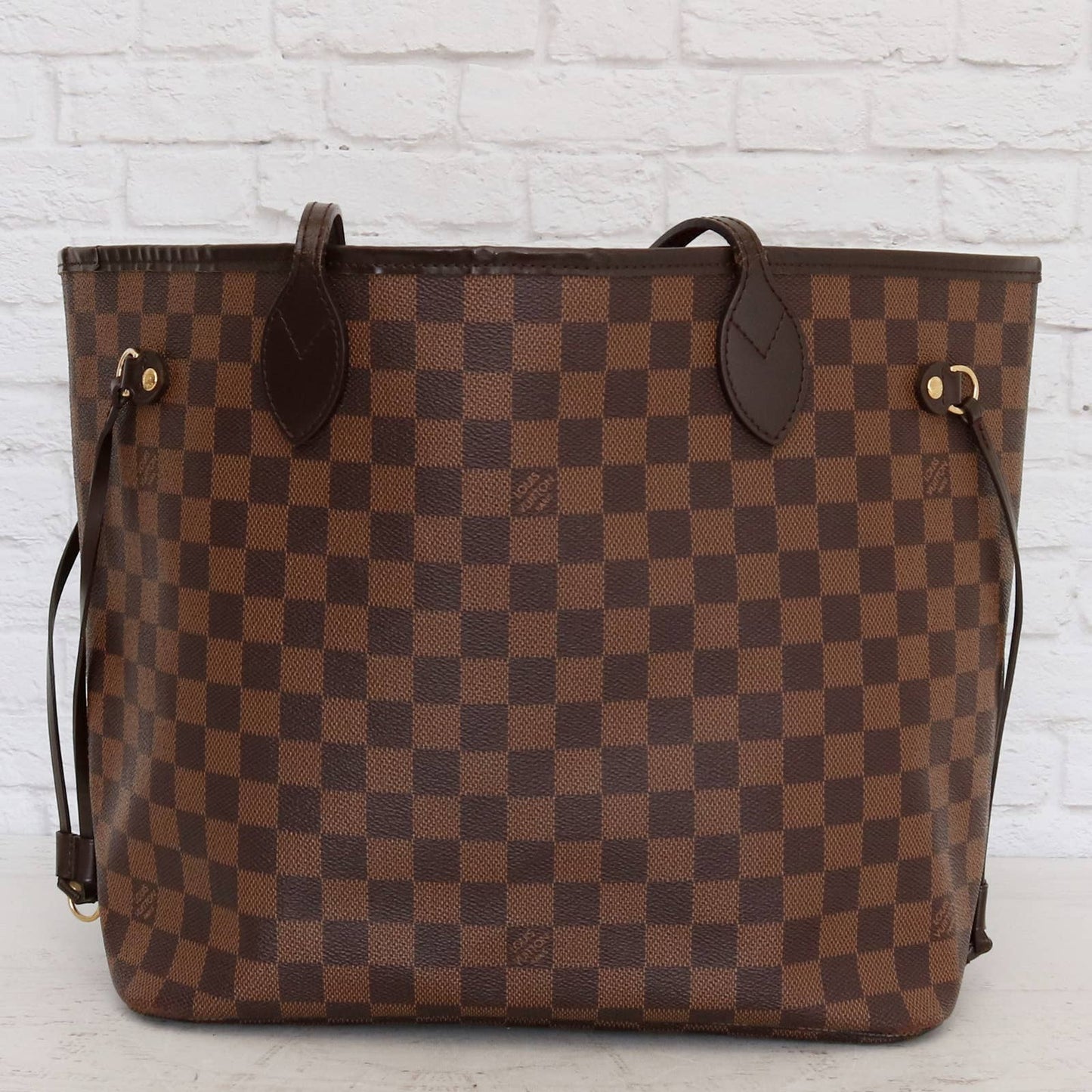 Louis Vuitton Neverfull MM Damier Ebene Tote