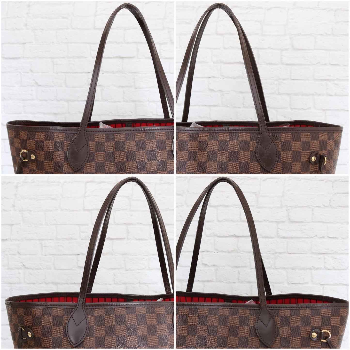 Louis Vuitton Neverfull MM with Pouch Damier Ebene Tote