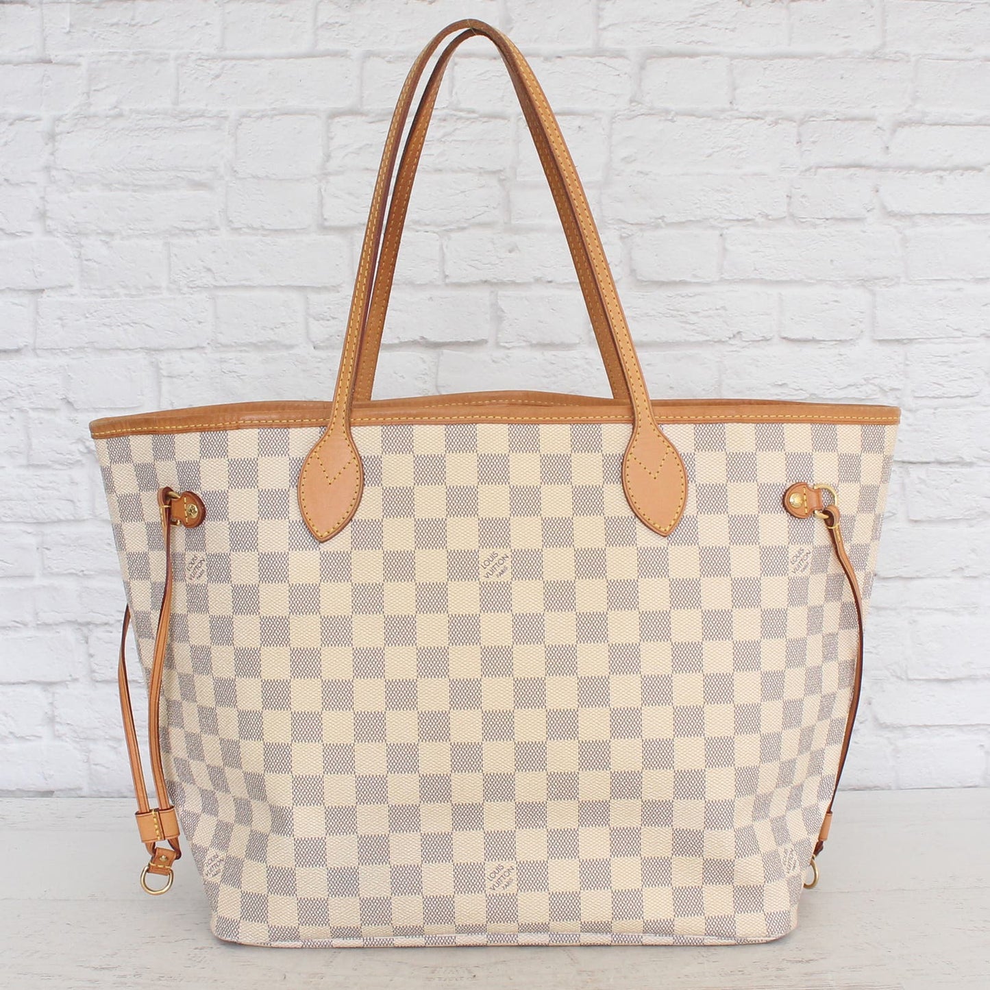 Louis Vuitton Neverfull MM Damier Azur Tote