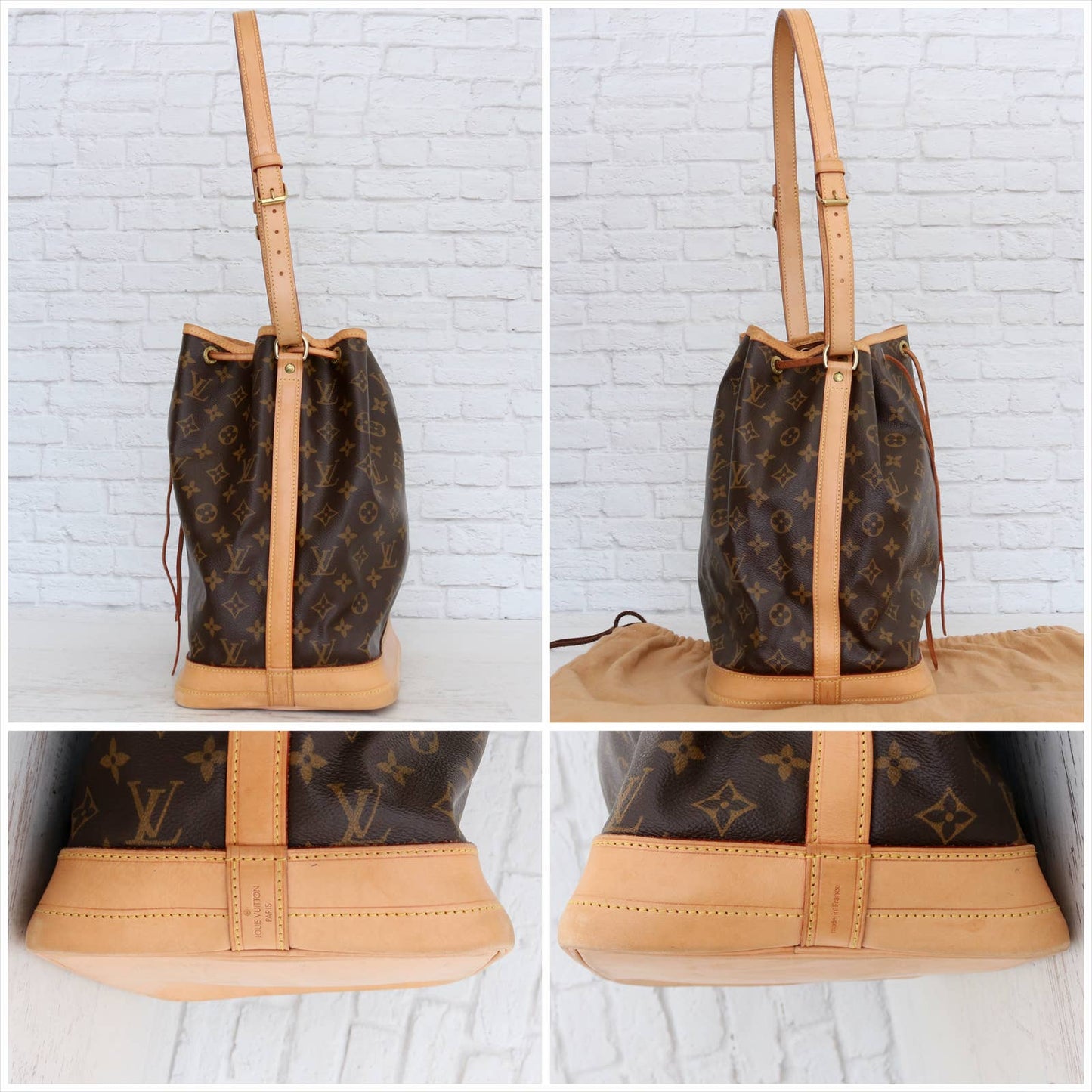 Louis Vuitton Noé Monogram Shoulder Bag Bucket Bag