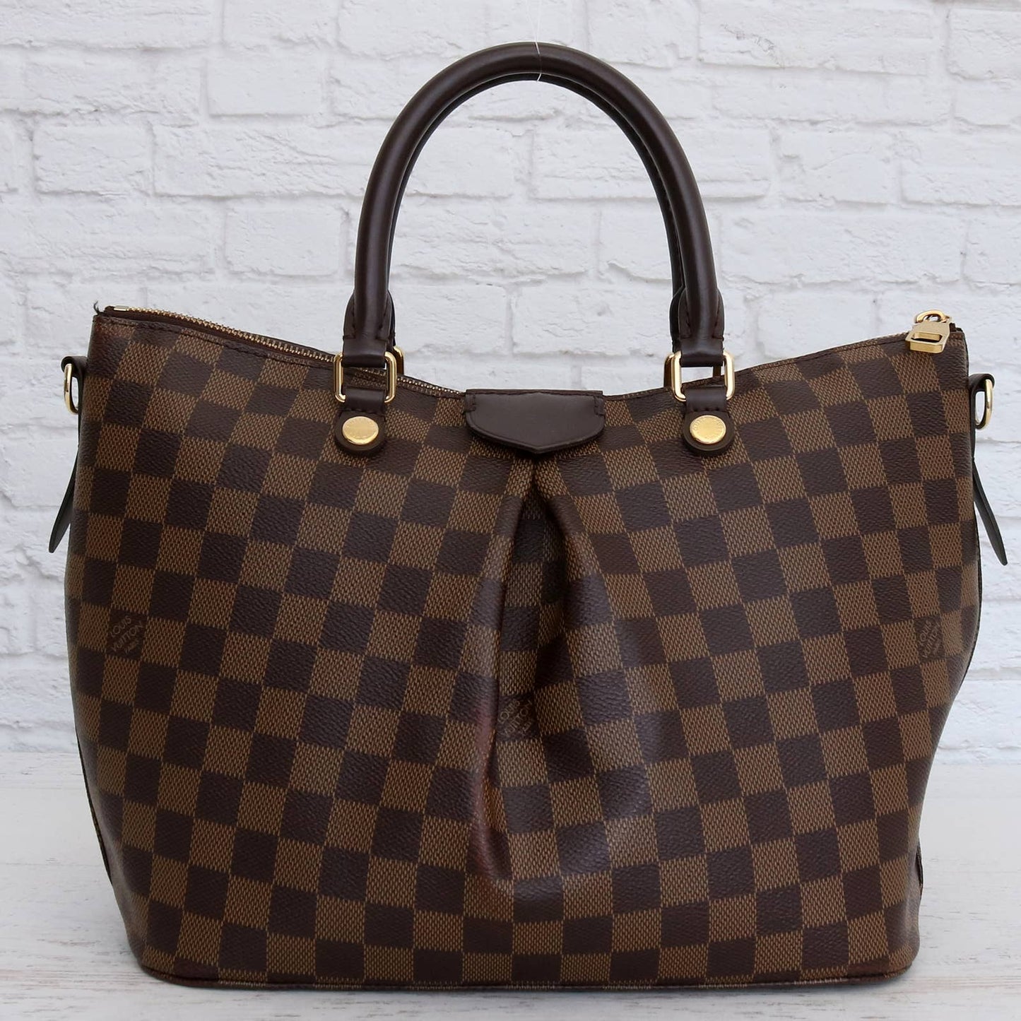 Louis Vuitton Siena MM Damier Ebene Satchel Crossbody