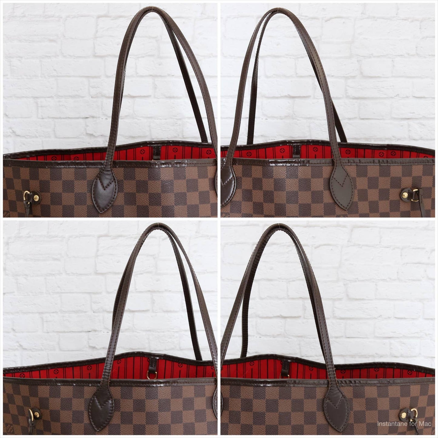 Louis Vuitton Neverfull GM Damier Ebene Large Tote