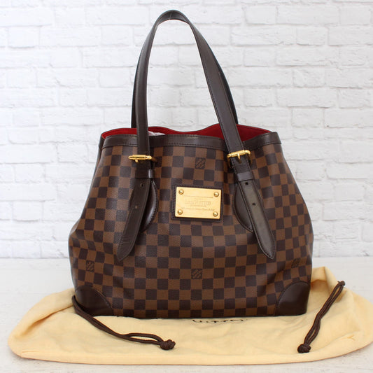 Louis Vuitton Hampstead MM Damier Ebene Tote