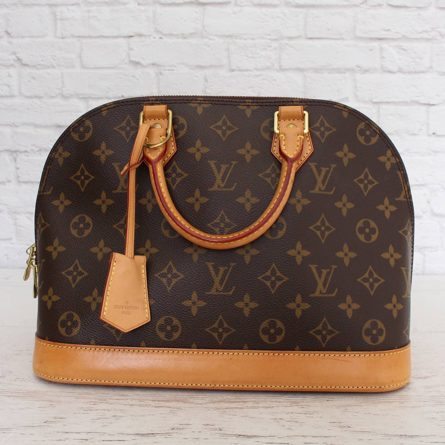 Louis Vuitton Alma PM Monogram New Style Satchel