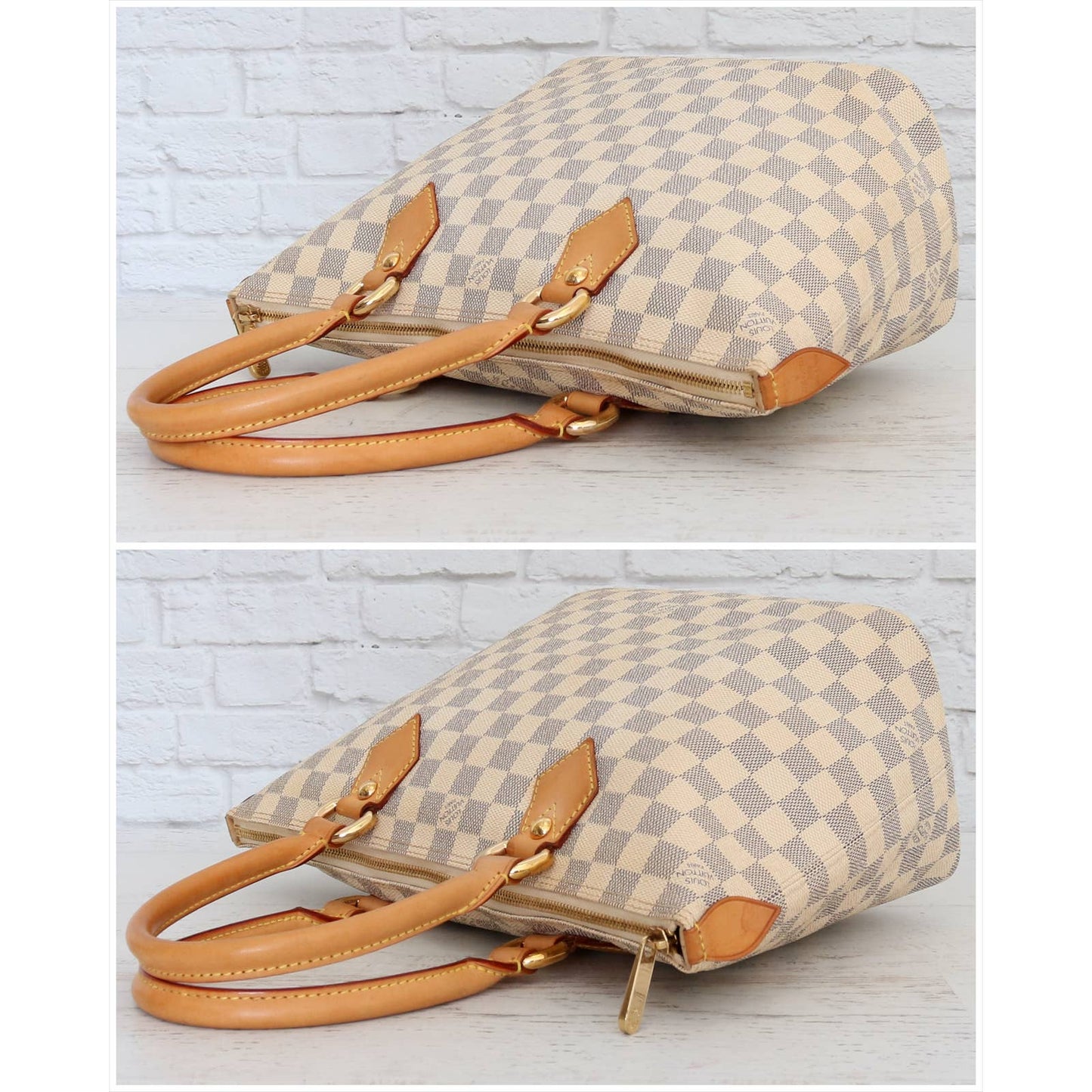 Louis Vuitton Saleya PM Tote Damier Azur Satchel