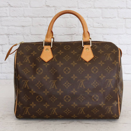 Louis Vuitton Speedy 30 Monogram Boston Satchel