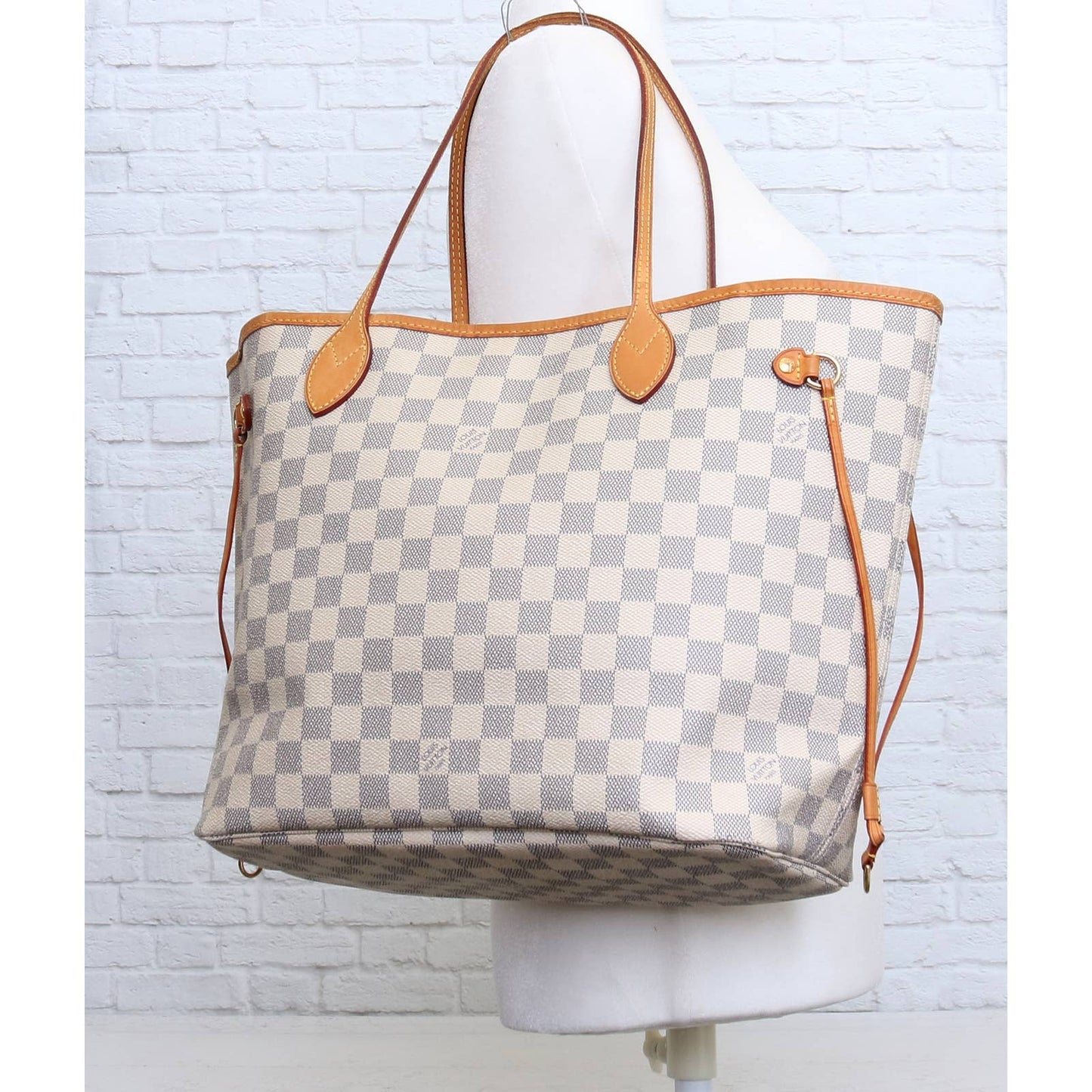 Louis Vuitton Neverfull MM Damier Azur Tote