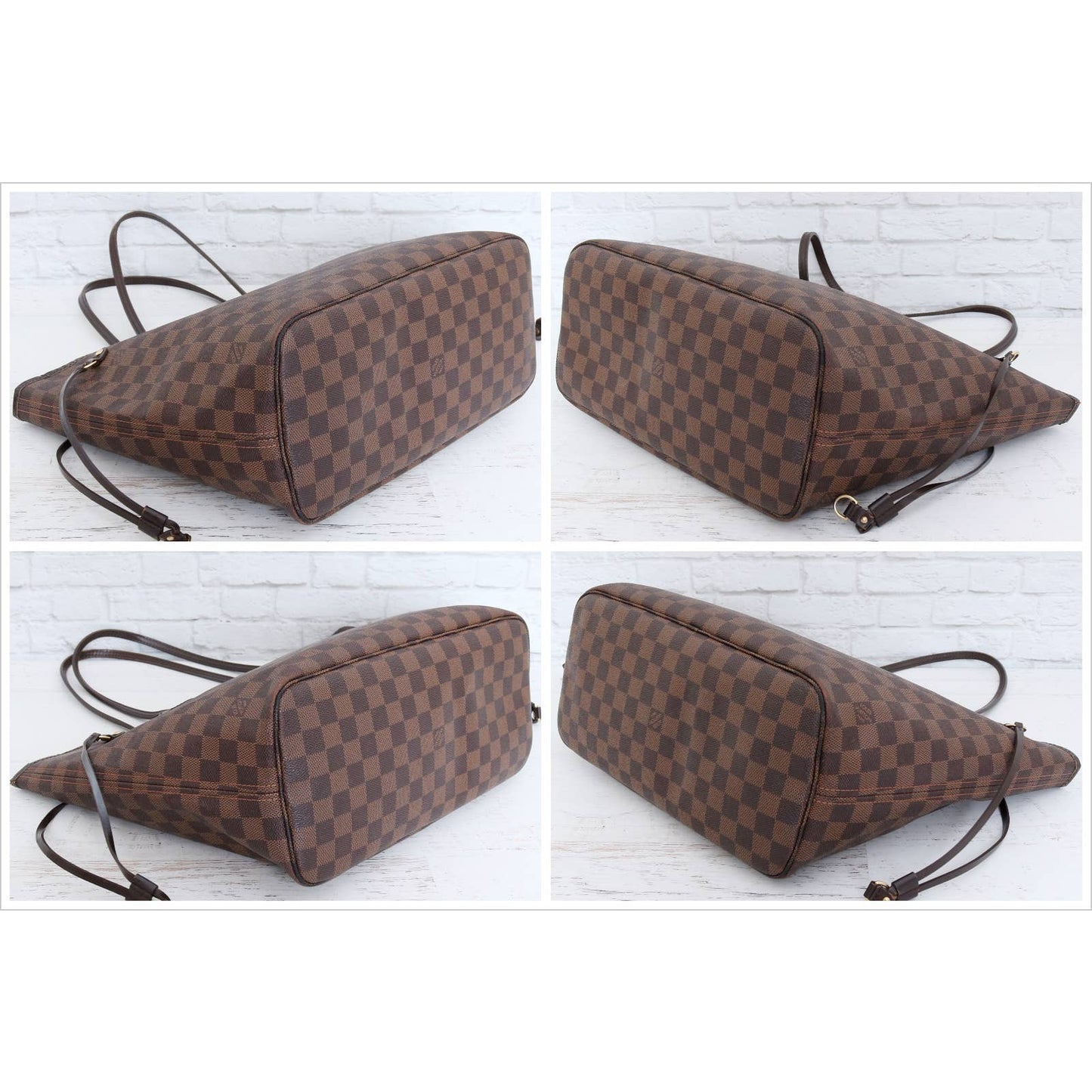 Louis Vuitton Neverfull MM Damier Ebene Tote