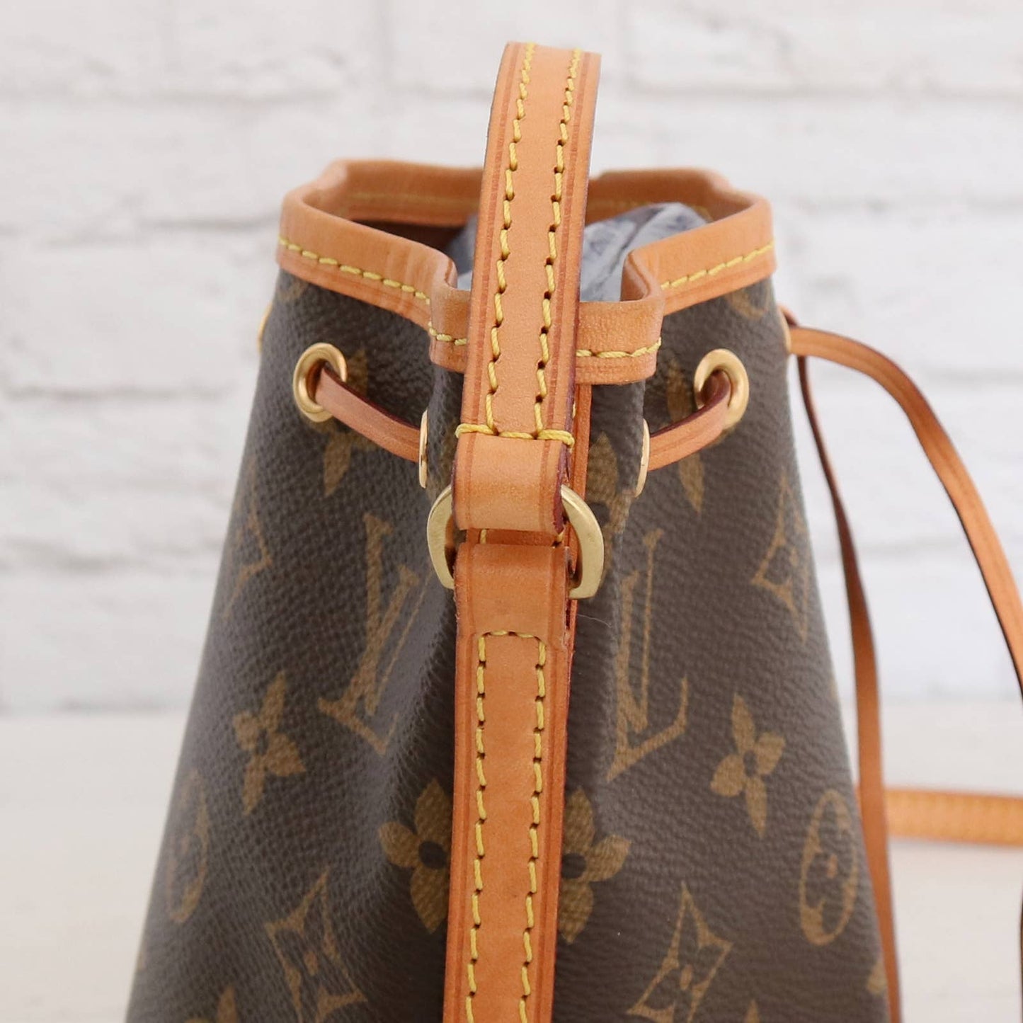 Louis Vuitton Nano Noé Monogram Small Bucket Crossbody