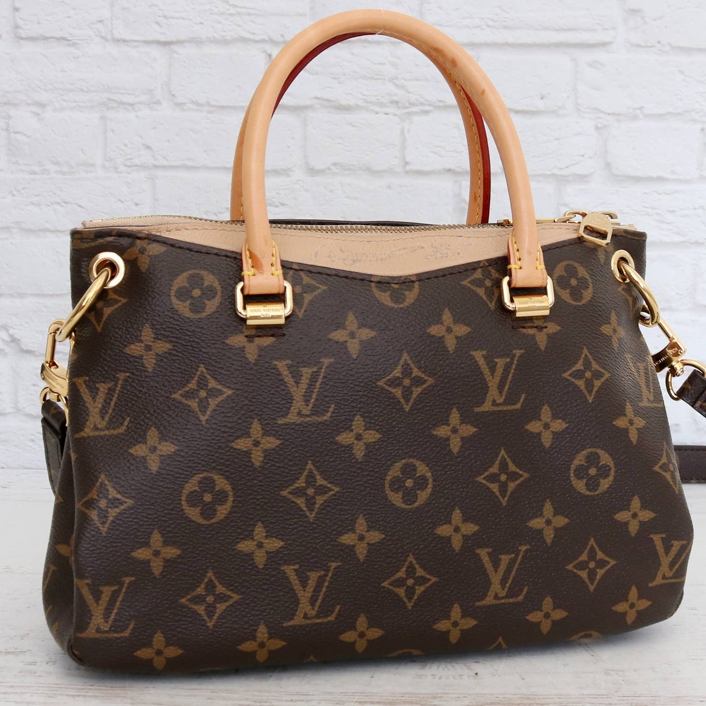 Louis Vuitton Pallas BB Monogram Dune Satchel Crossbody