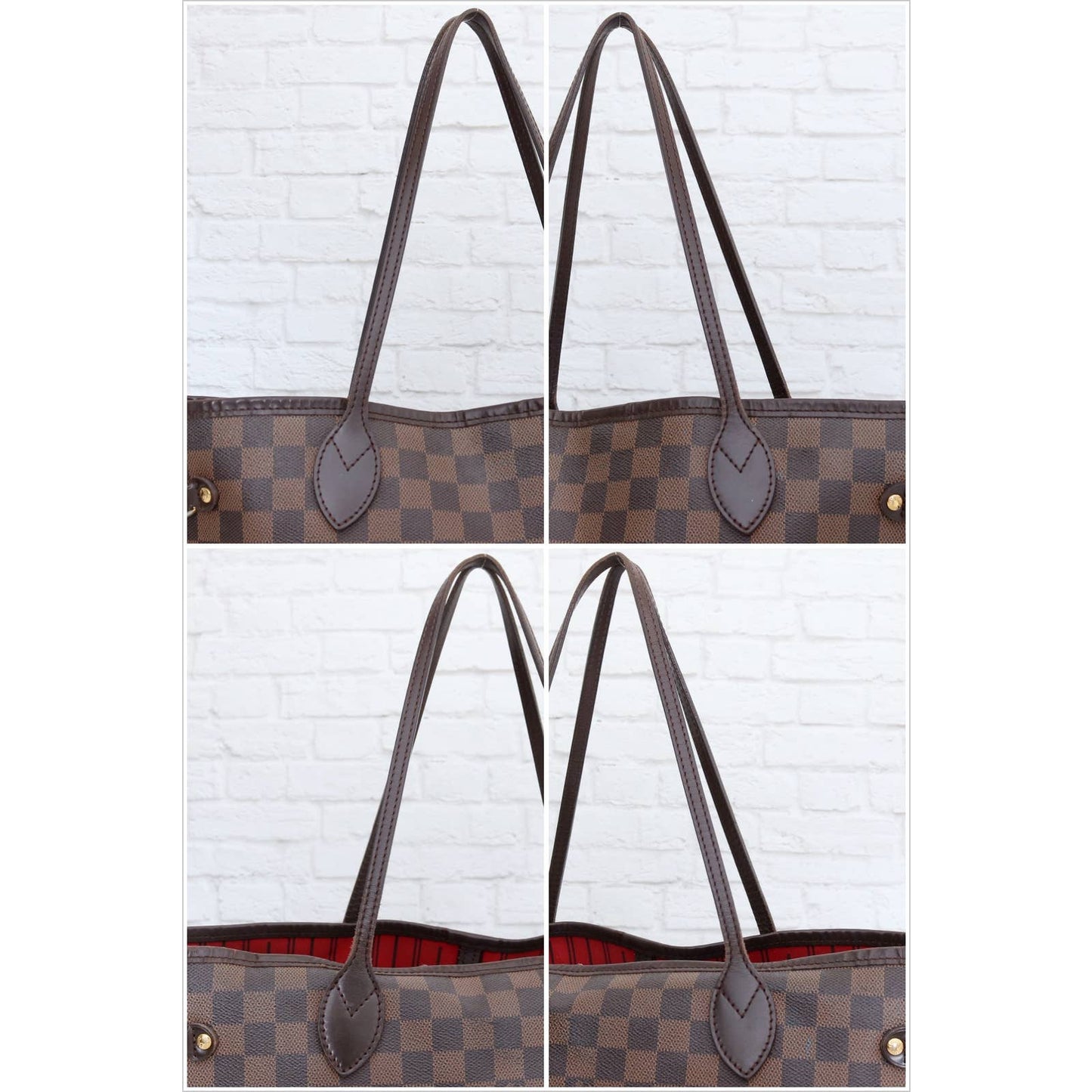 Louis Vuitton Neverfull MM Damier Ebene Tote