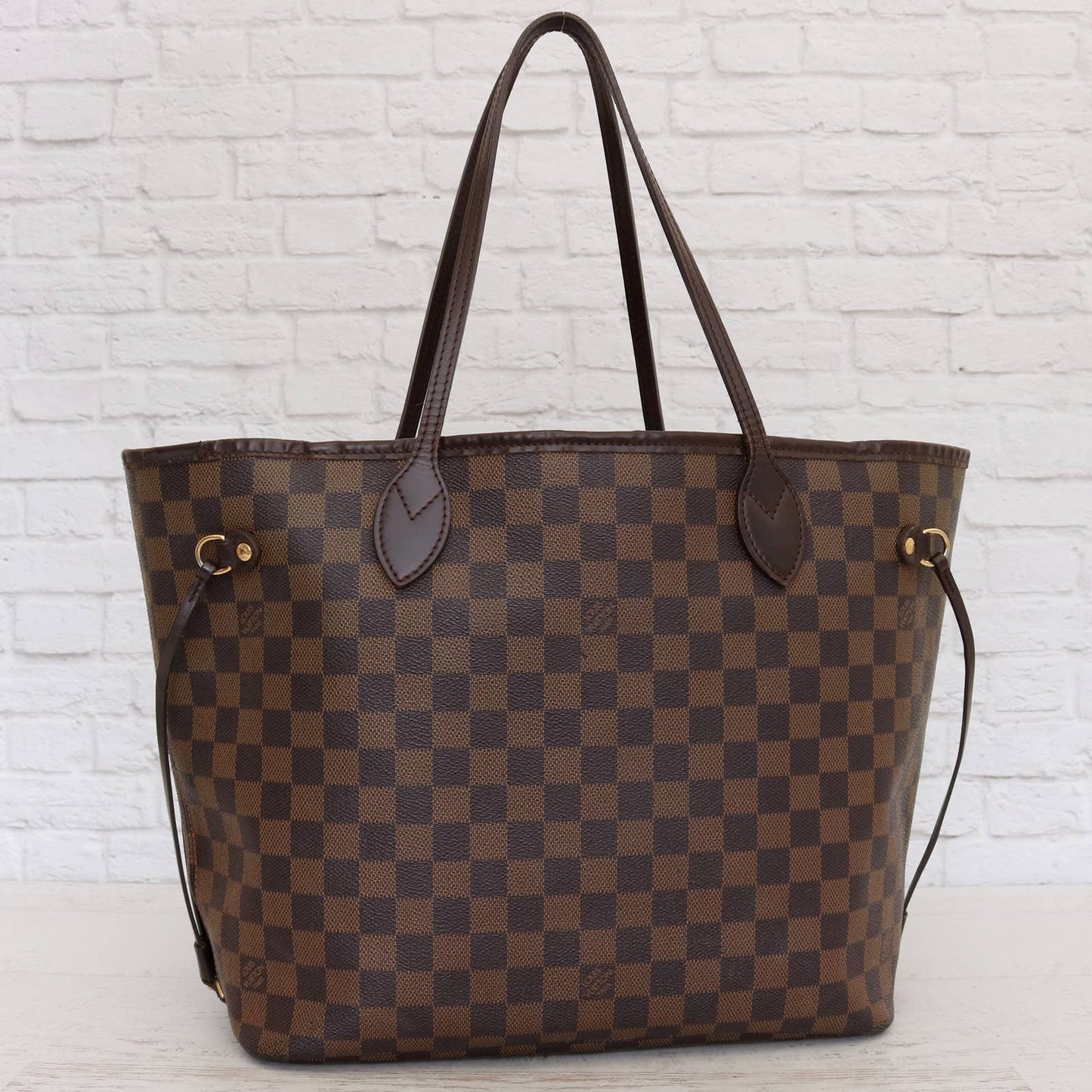 Louis Vuitton Neverfull MM Damier Ebene Tote