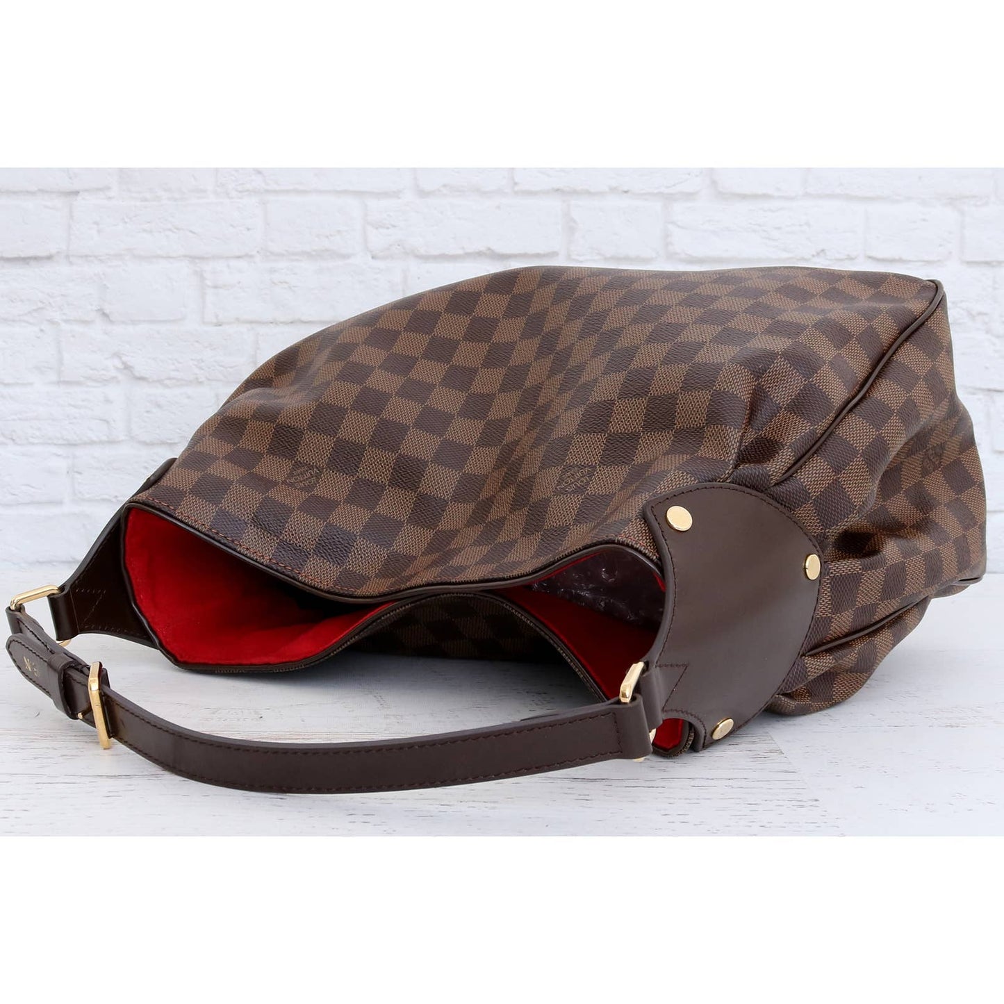 Louis Vuitton Regia Damier Ebene Tote Shoulder Bag