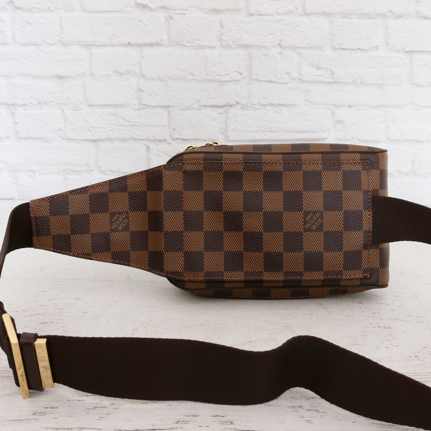 Louis Vuitton Geronimos Damier Ebene Bumbag Belt Crossbody