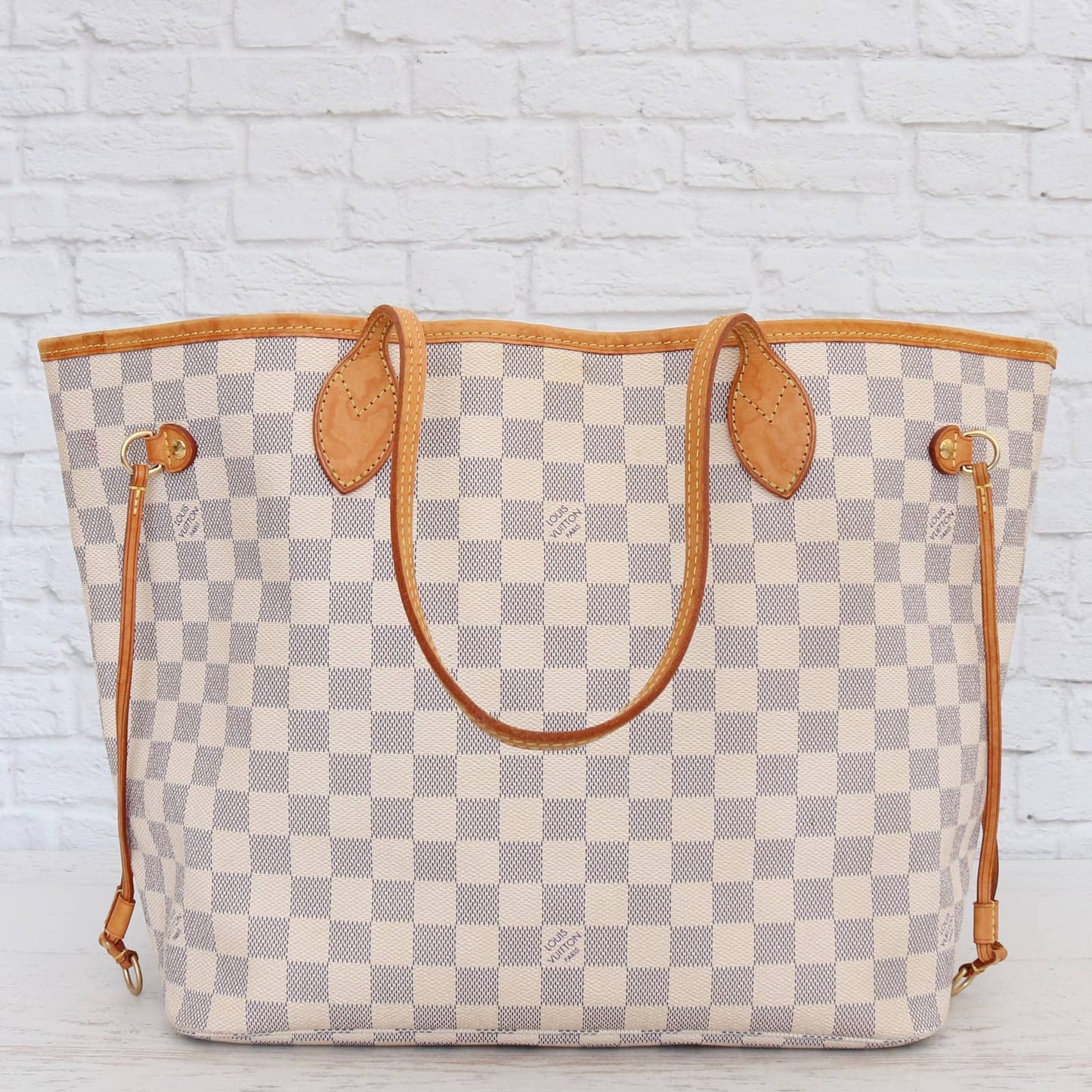 Louis Vuitton Neverfull MM Damier Azur Tote