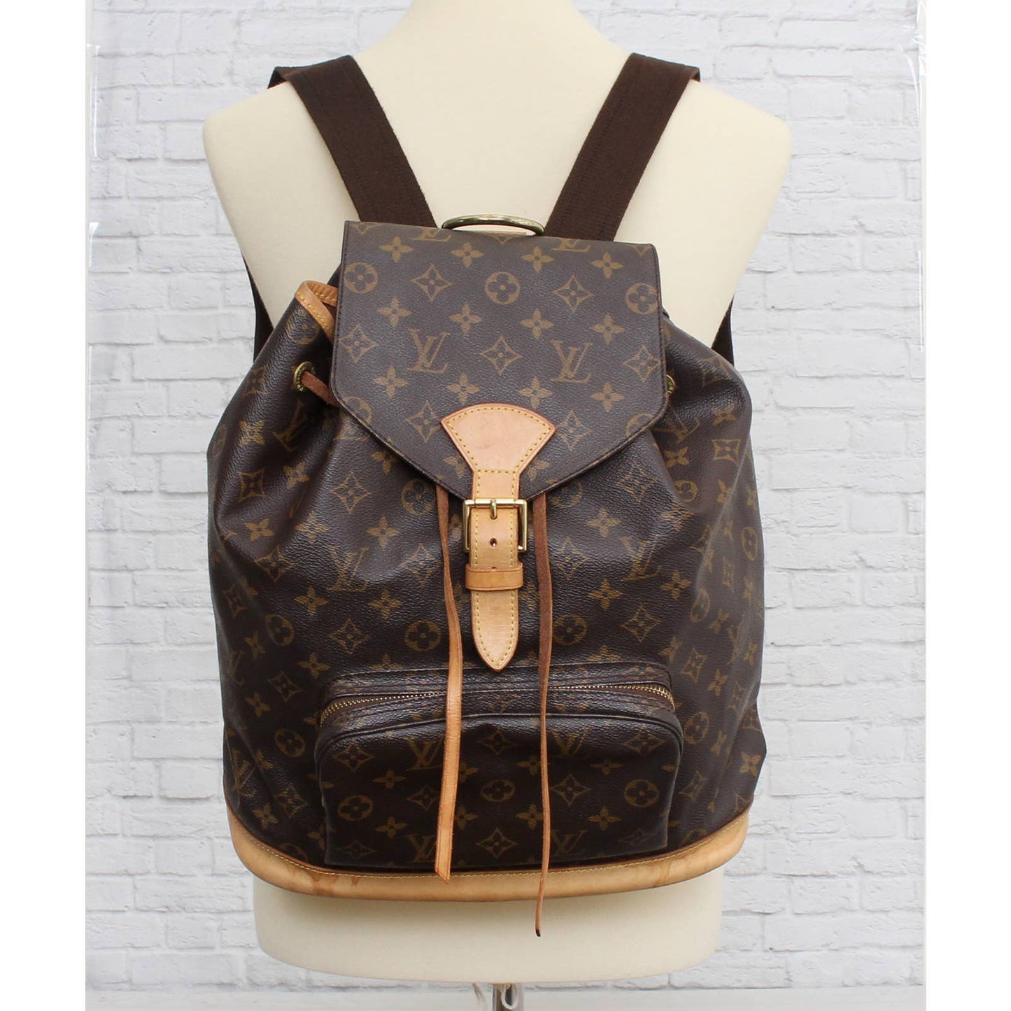 Louis Vuitton Montsouris GM Backpack Monogram Large Book Bag