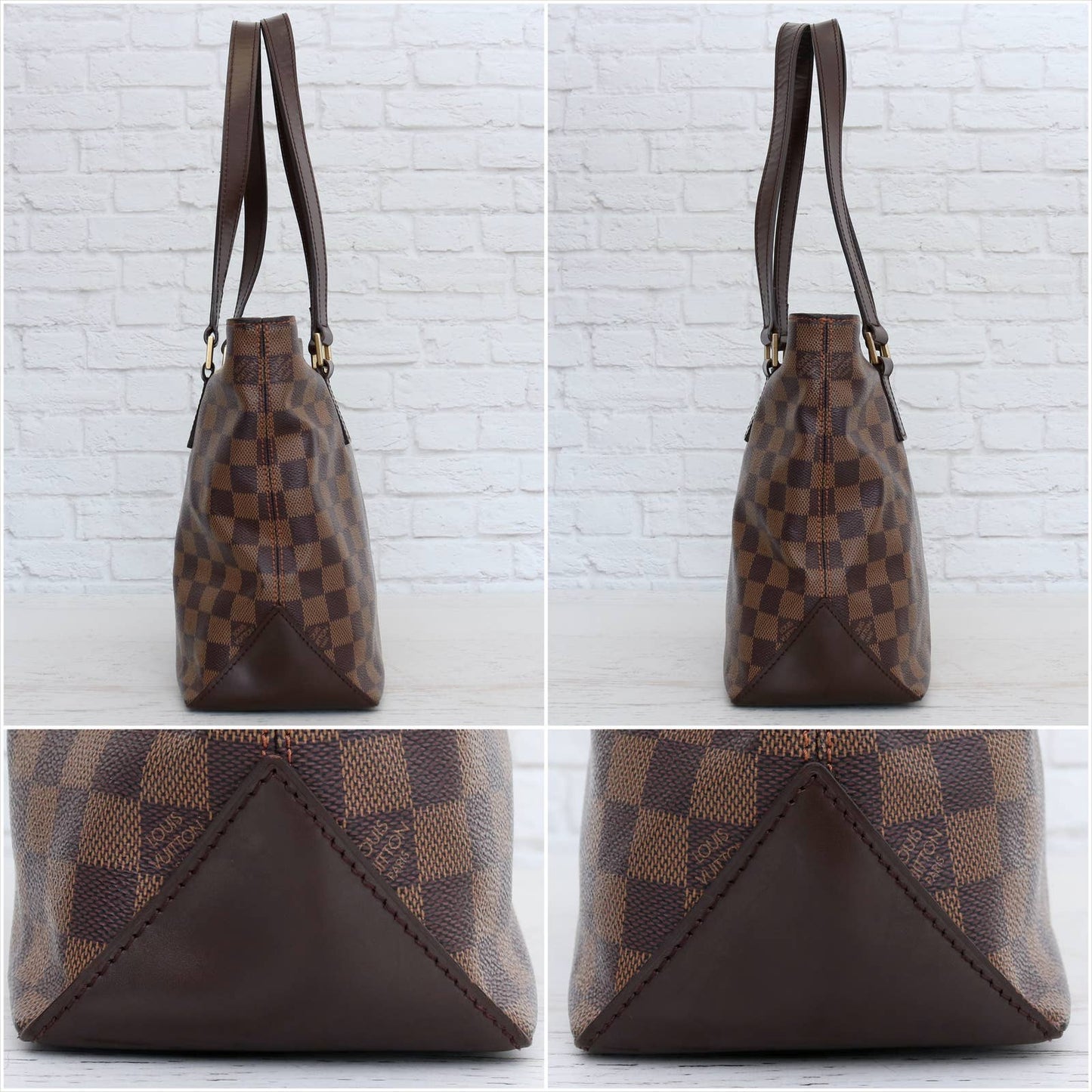 Louis Vuitton Cabas Piano Damier Ebene Tote