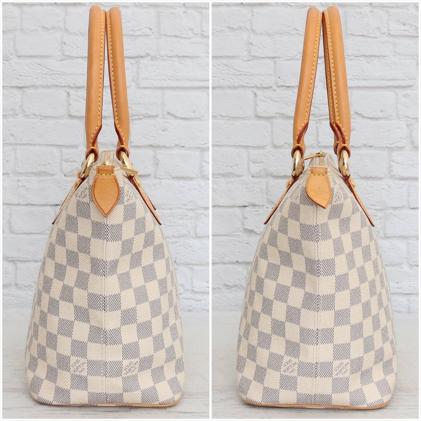 Louis Vuitton Saleya PM Tote Damier Azur Satchel