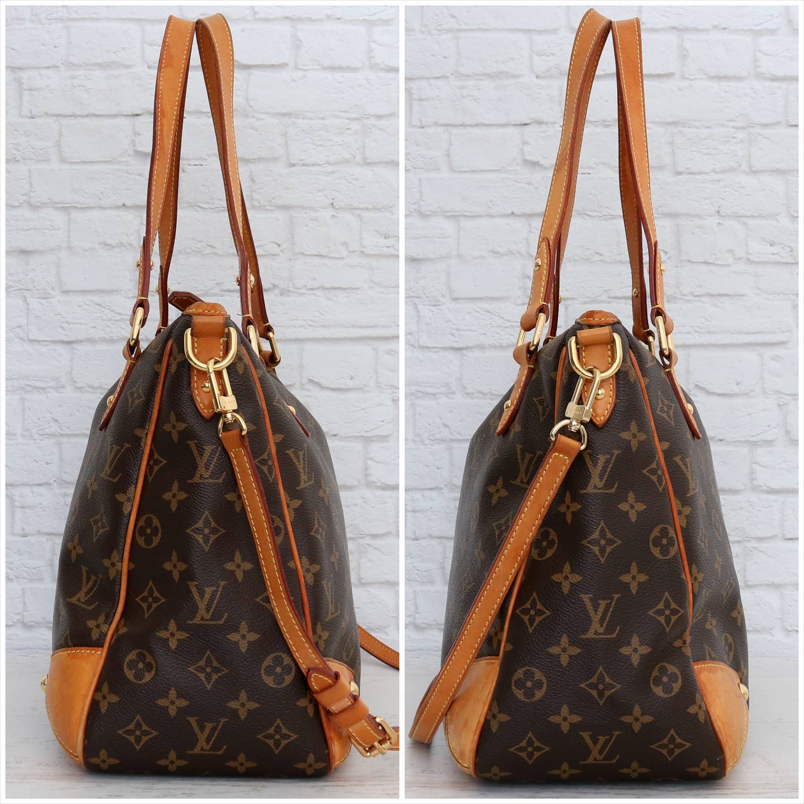 Louis Vuitton Estrella MM Shoulder Bag Monogram Canvas Tote Purse Zip –  brandedmoda