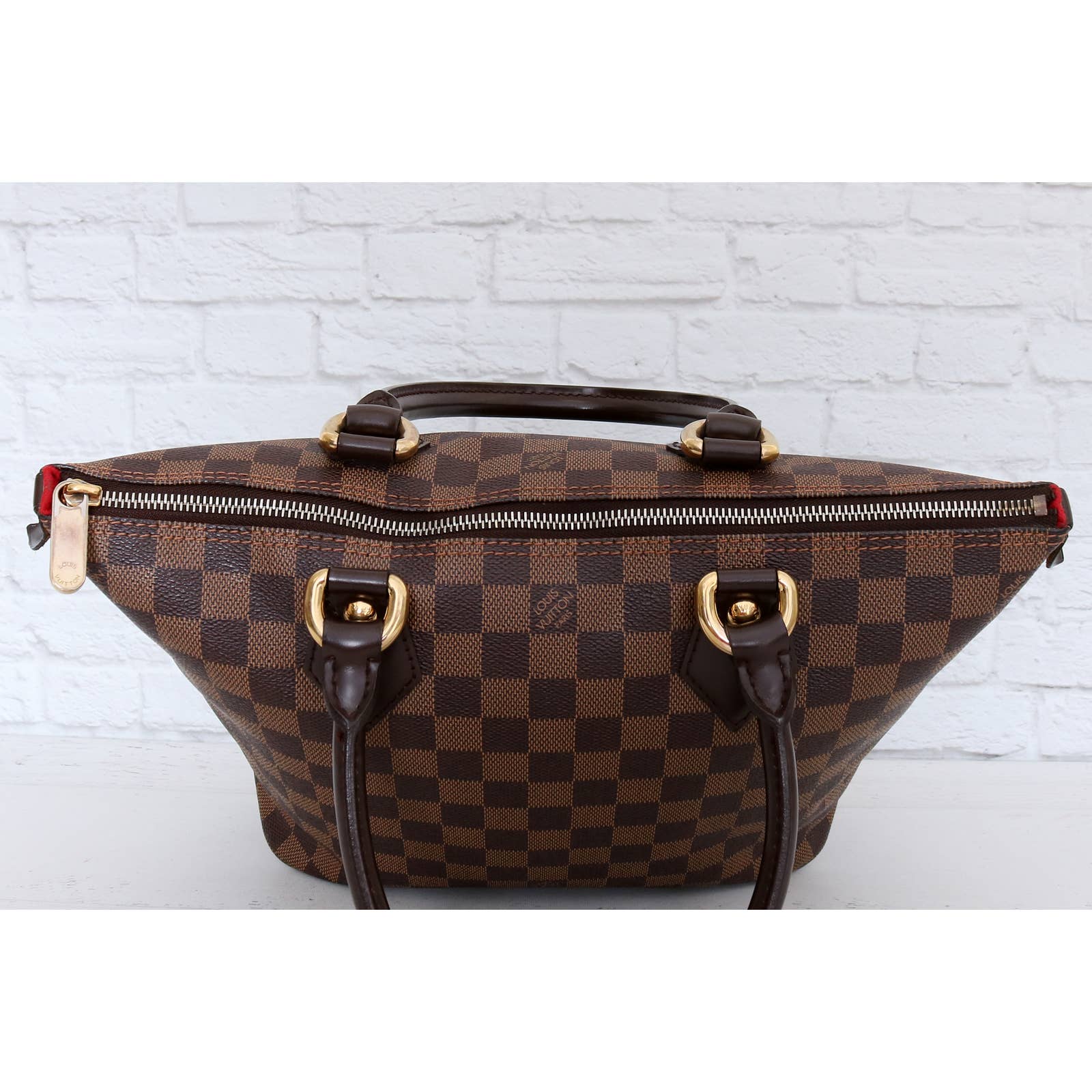 Louis Vuitton Damier Ebene Saleya PM - Brown Totes, Handbags