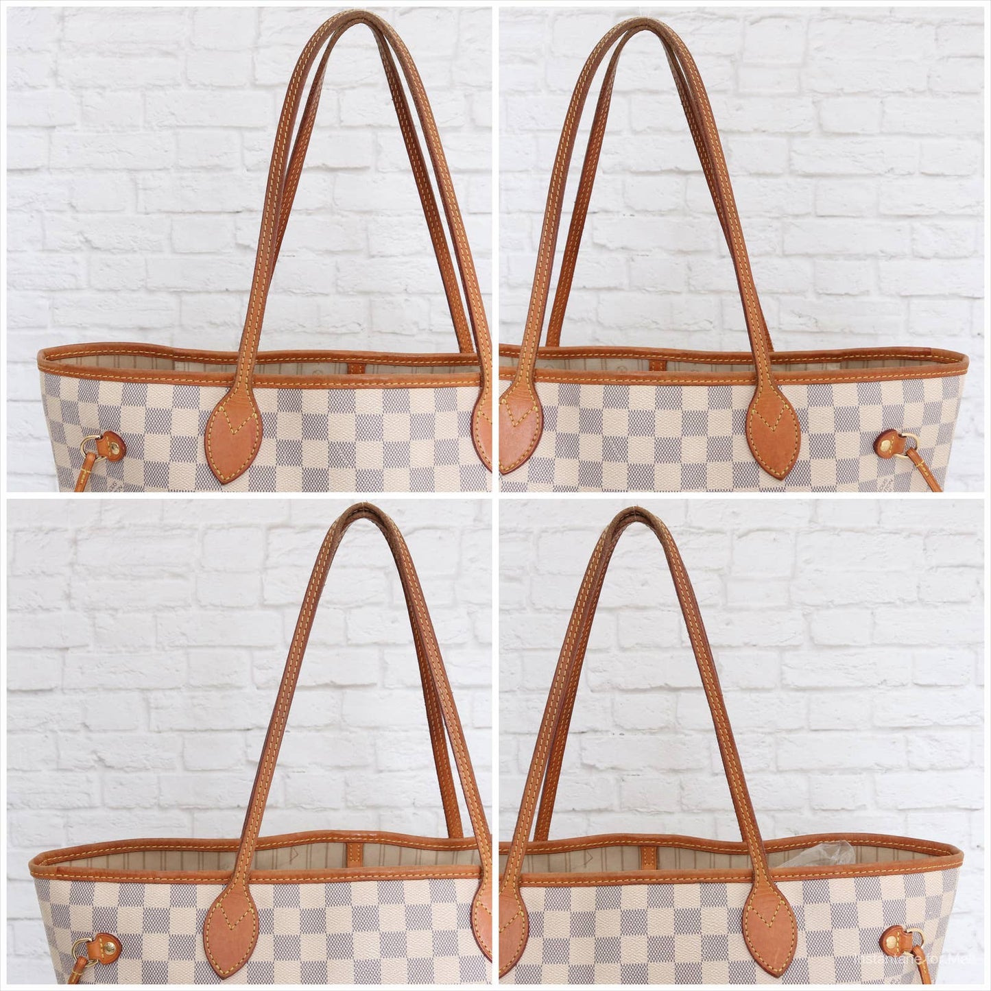 Louis Vuitton Neverfull MM Damier Azur Tote