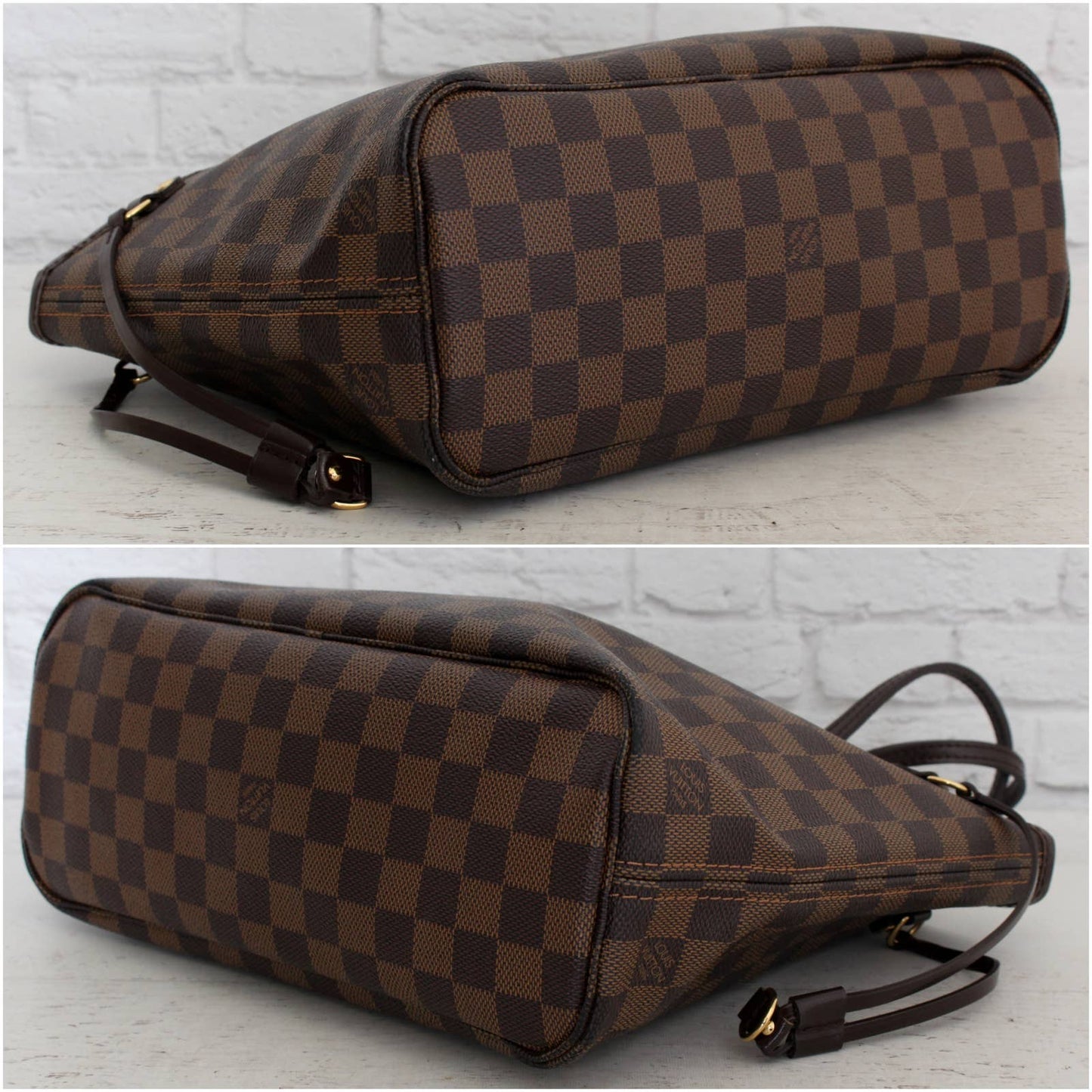 Louis Vuitton Neverfull PM Damier Ebene Tote w/ Dust Bag