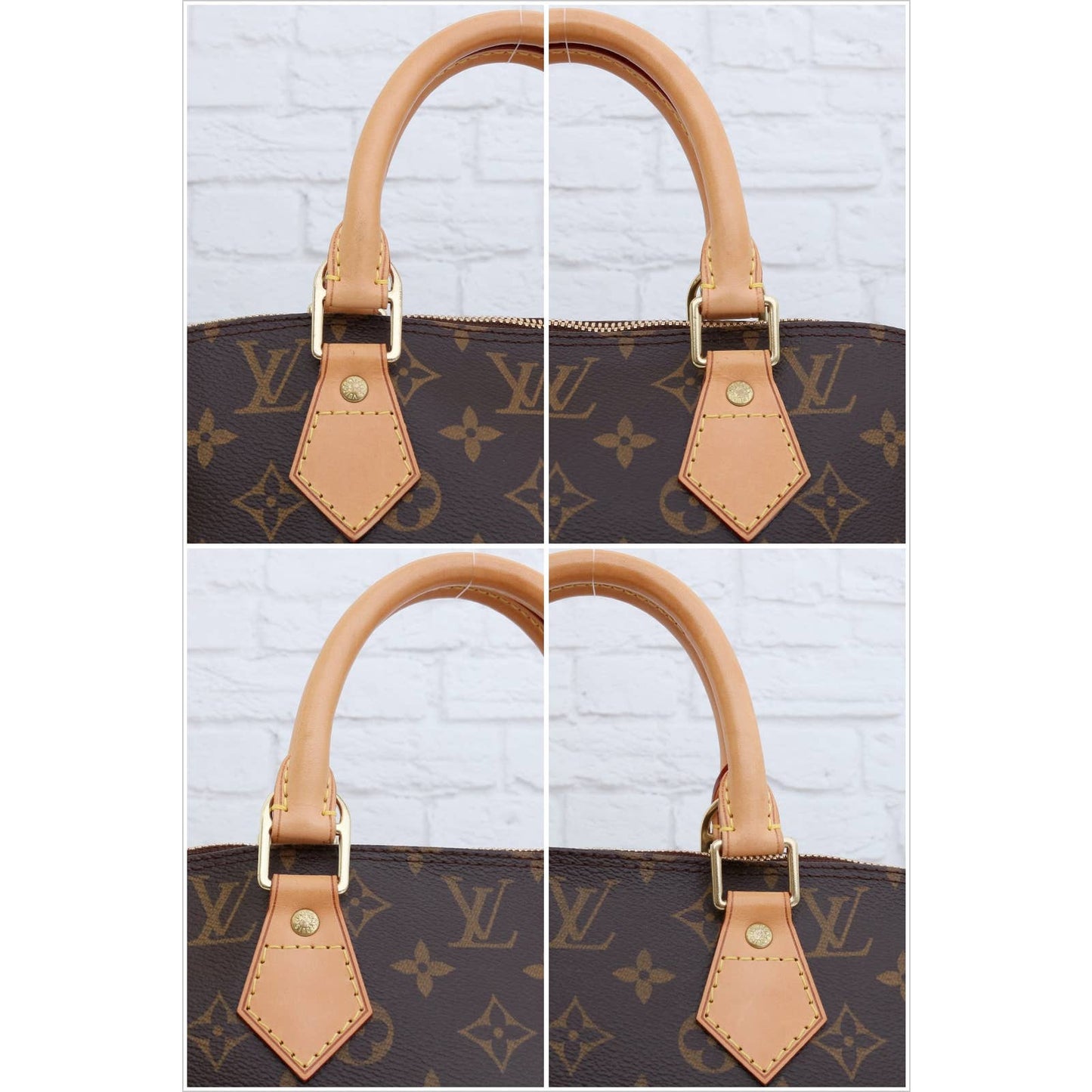 Louis Vuitton Alma MM Satchel Monogram