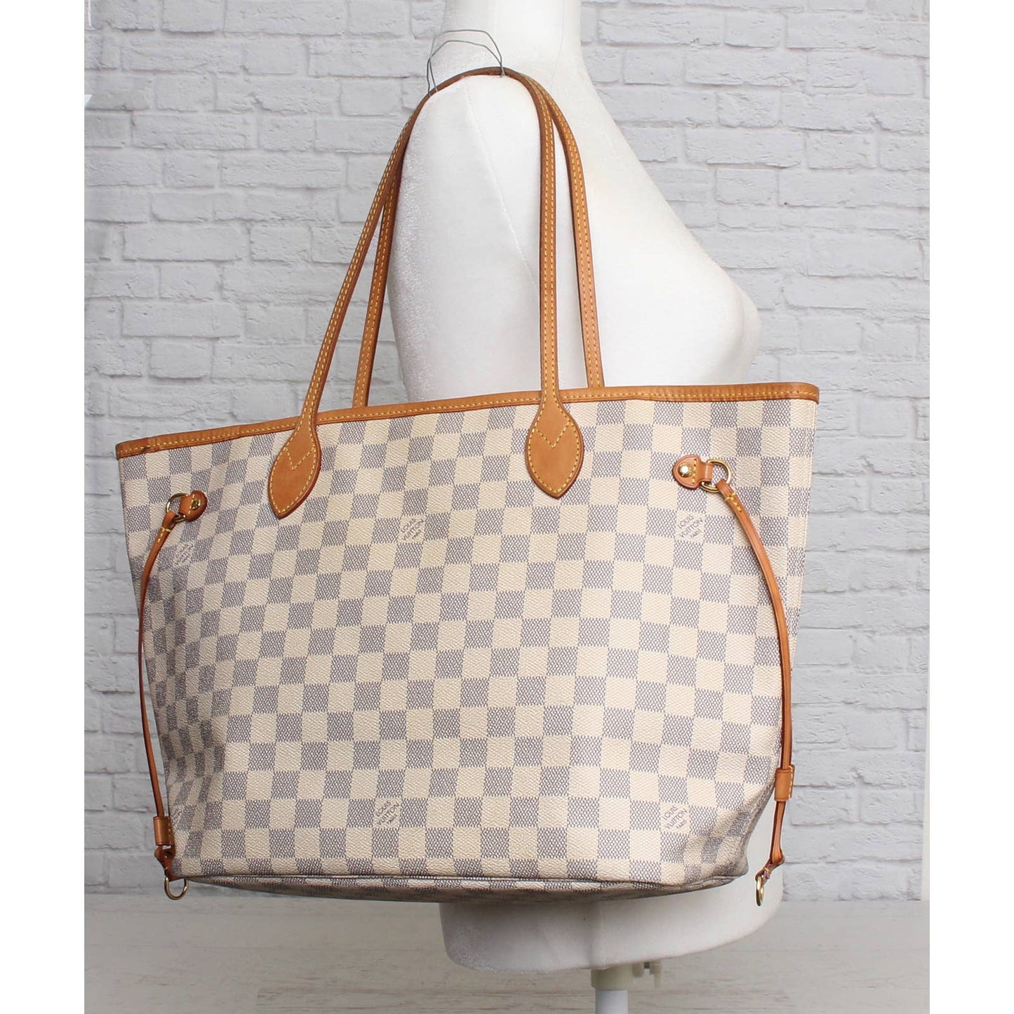 Louis Vuitton Neverfull MM Damier Azur Tote