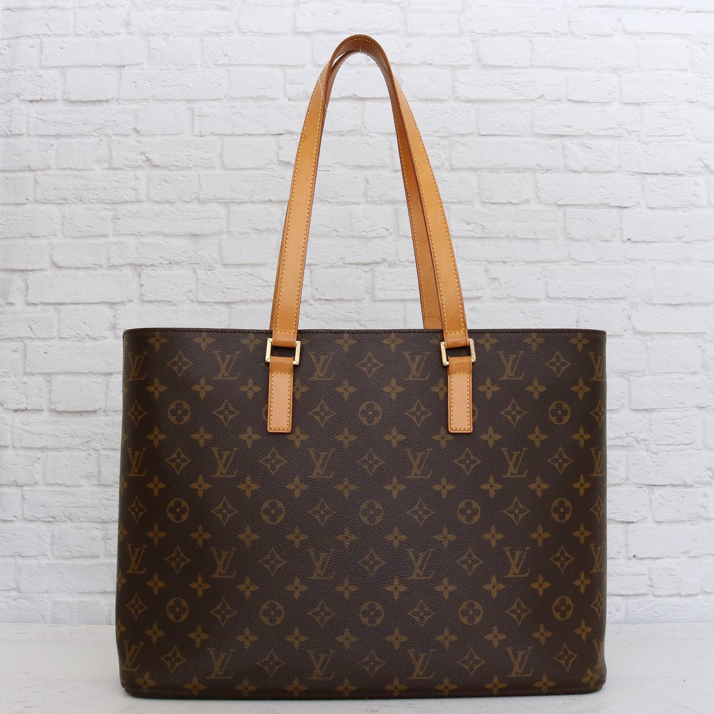 Louis Vuitton Luco Monogram Tote Shoulder Bag