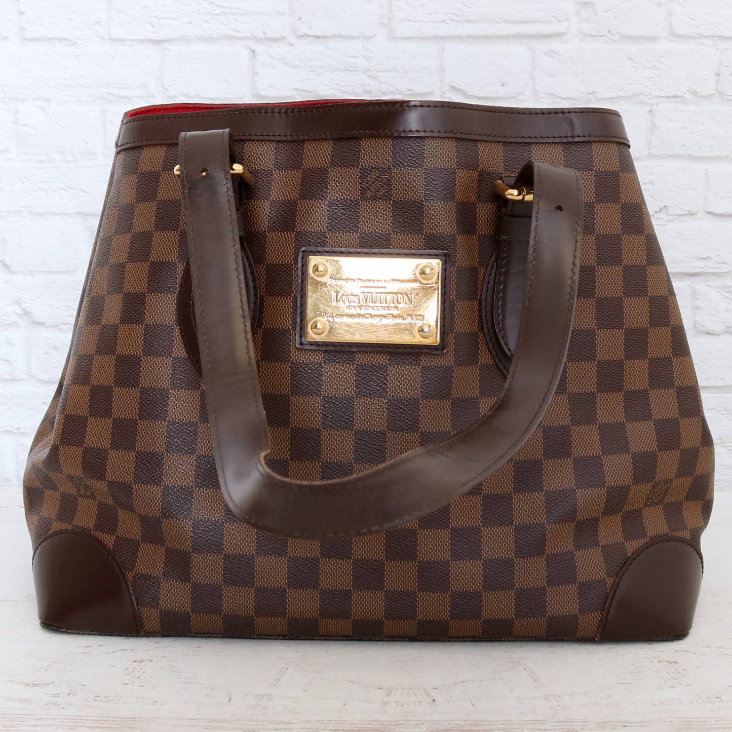 Louis Vuitton Hampstead MM Damier Ebene Tote