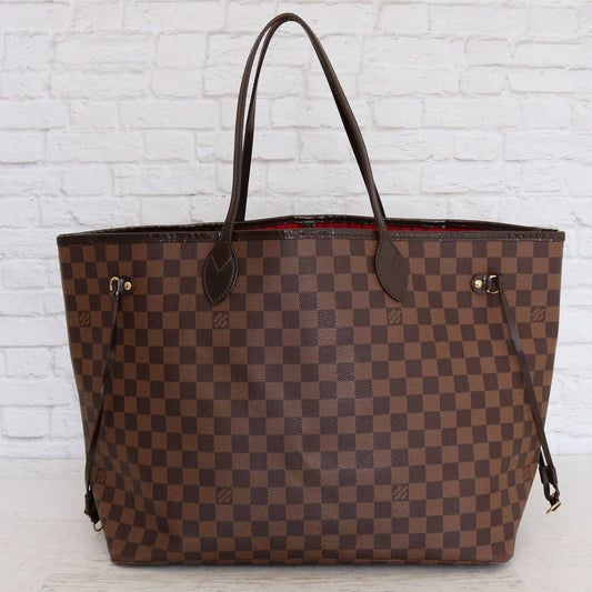 Louis Vuitton Neverfull GM Damier Ebene Large Tote