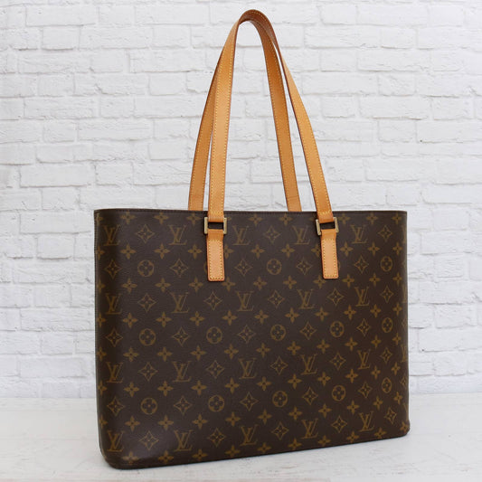 Louis Vuitton Luco Monogram Tote Shoulder Bag