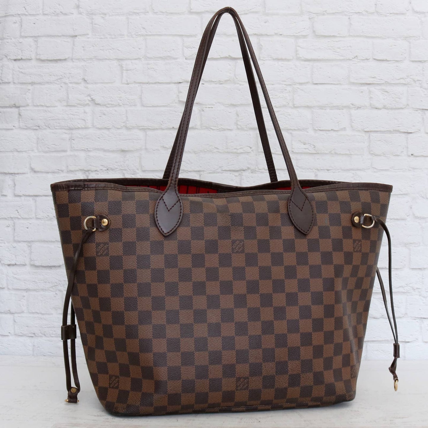 Louis Vuitton Neverfull MM Damier Ebene Tote