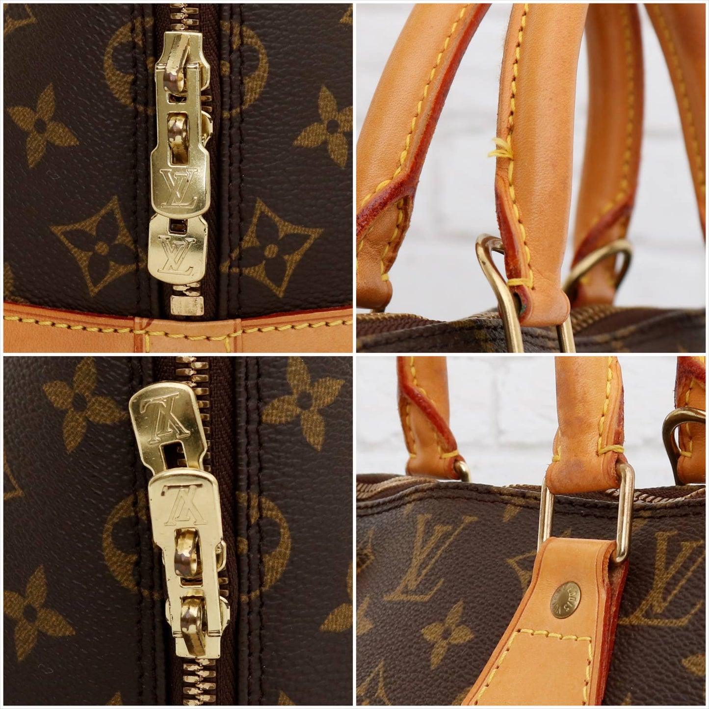 Louis Vuitton Alma MM Monogram Satchel with Dust Bag