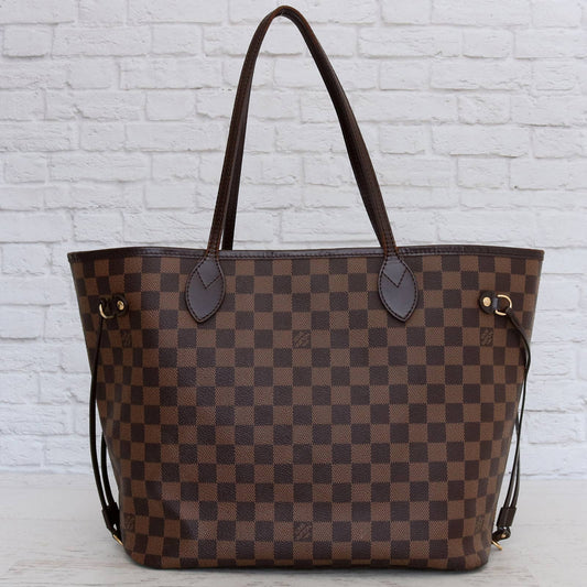 Louis Vuitton Neverfull MM Damier Ebene Tote