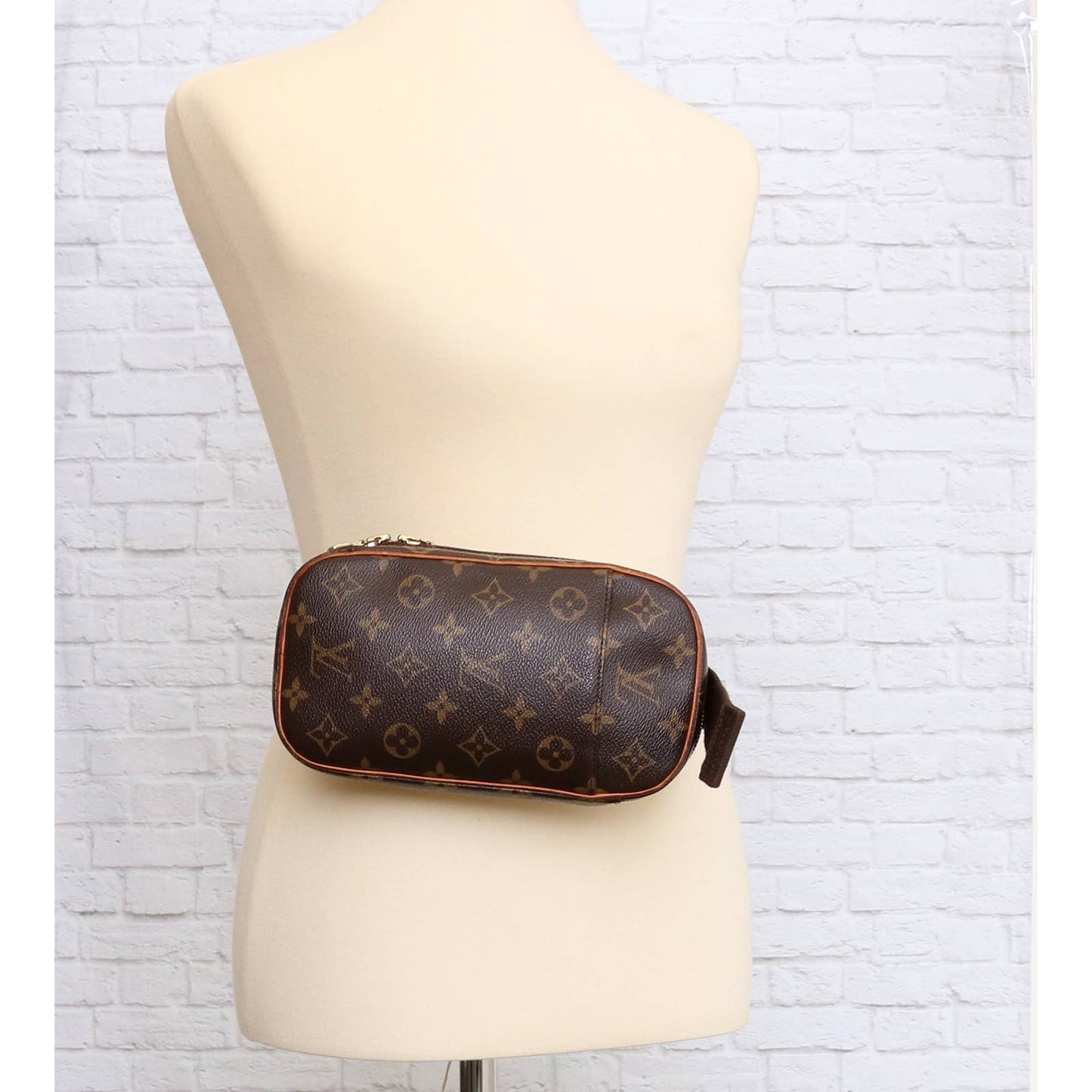 Louis Vuitton Pochette Gange Monogram Bumbag Belt Waist Crossbody Zip