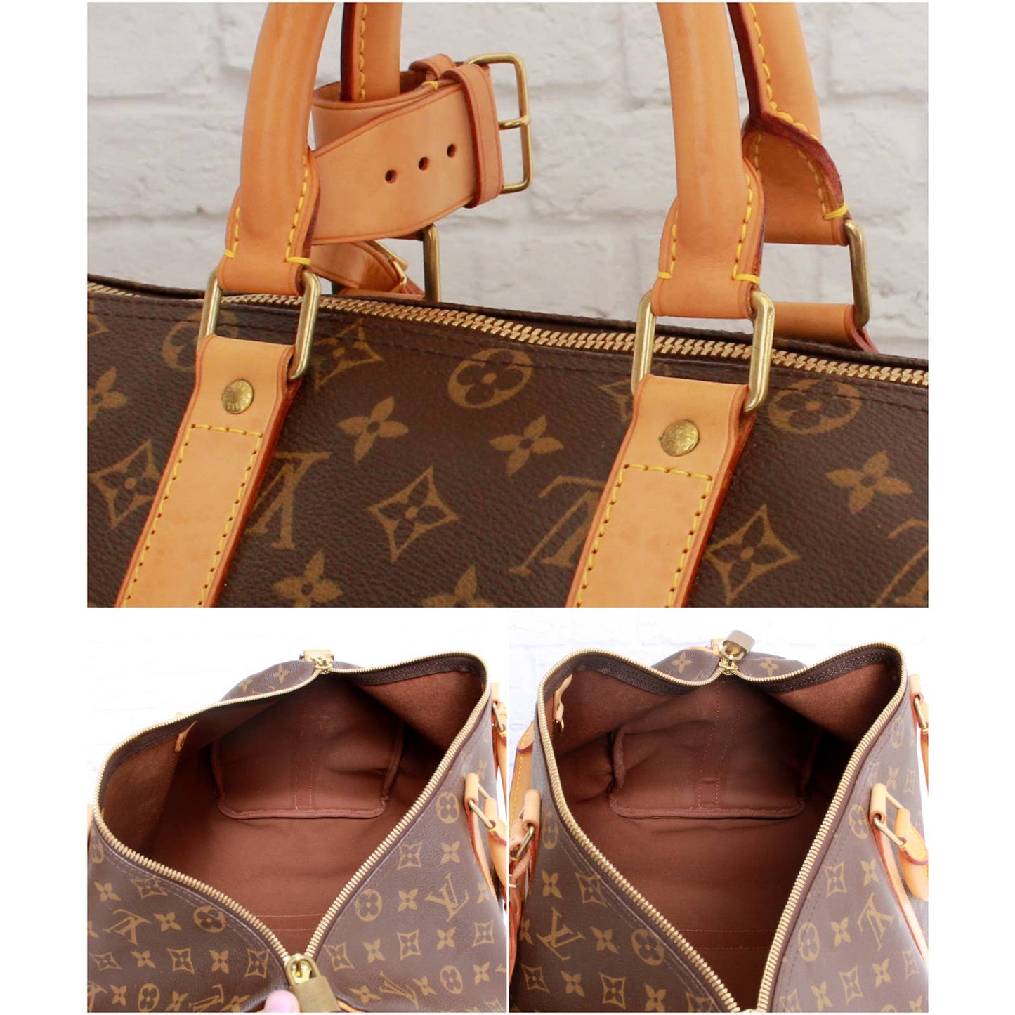 Louis Vuitton Keepall Bandouliere 45 Monogram Duffle Bag