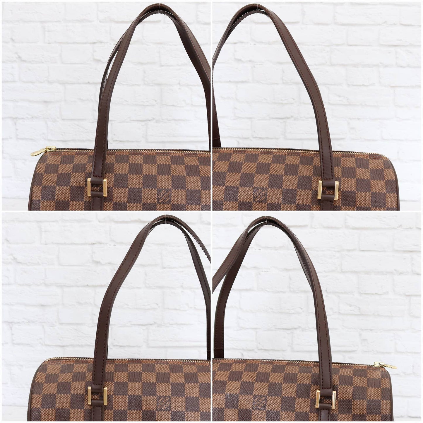 Louis Vuitton Papillon 30 Damier Ebene Satchel Purse