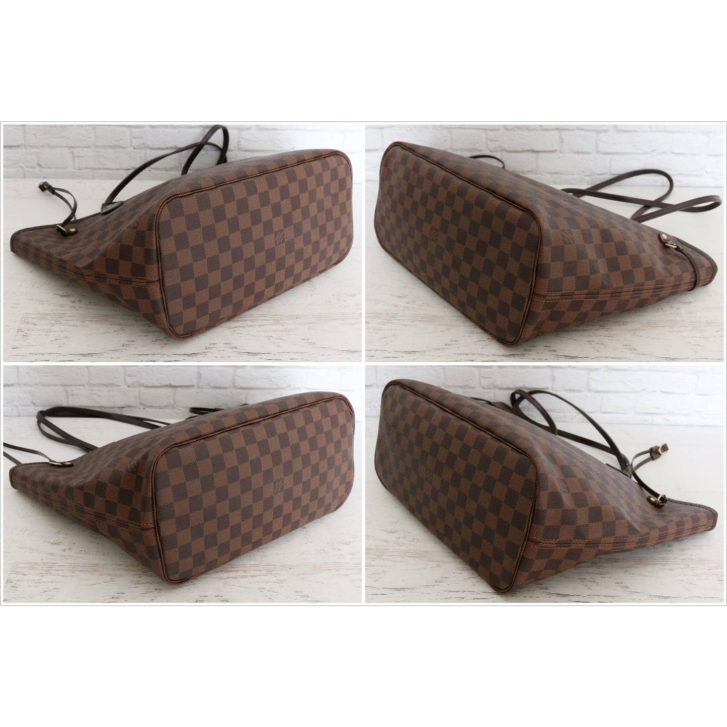 Louis Vuitton Neverfull MM Damier Ebene Tote