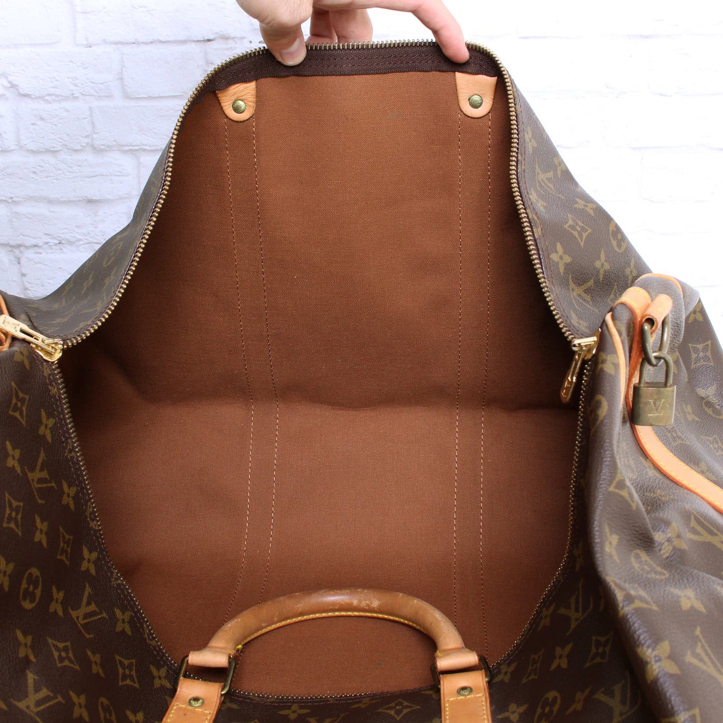 Louis Vuitton Keepall 60 Bandouliere Monogram Duffle Luggage Travel